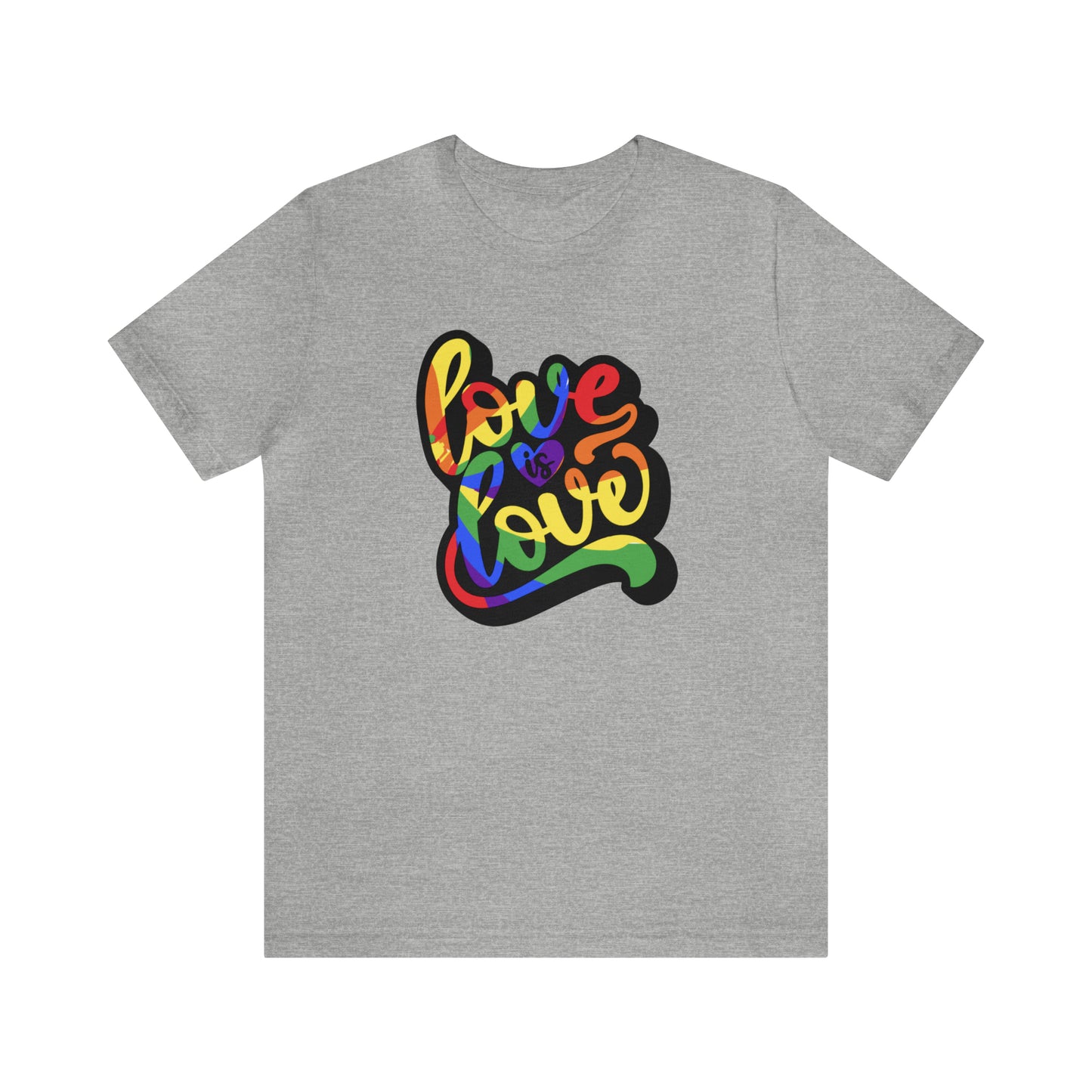 Love Is Love Unisex Jersey Short Sleeve Tee