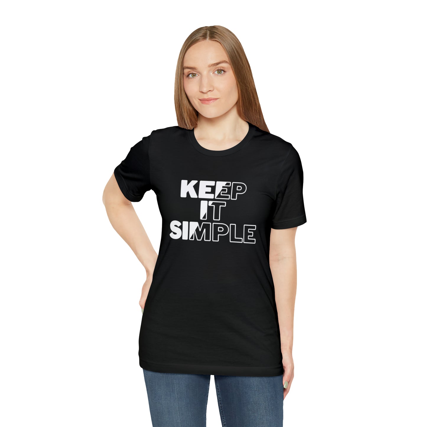 Keep It Simple Unisex Jersey Short Sleeve Tee