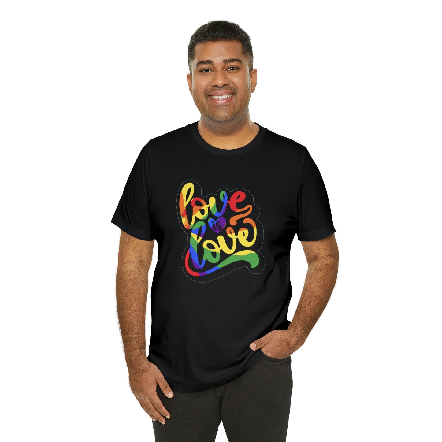 Love Is Love Unisex Jersey Short Sleeve Tee