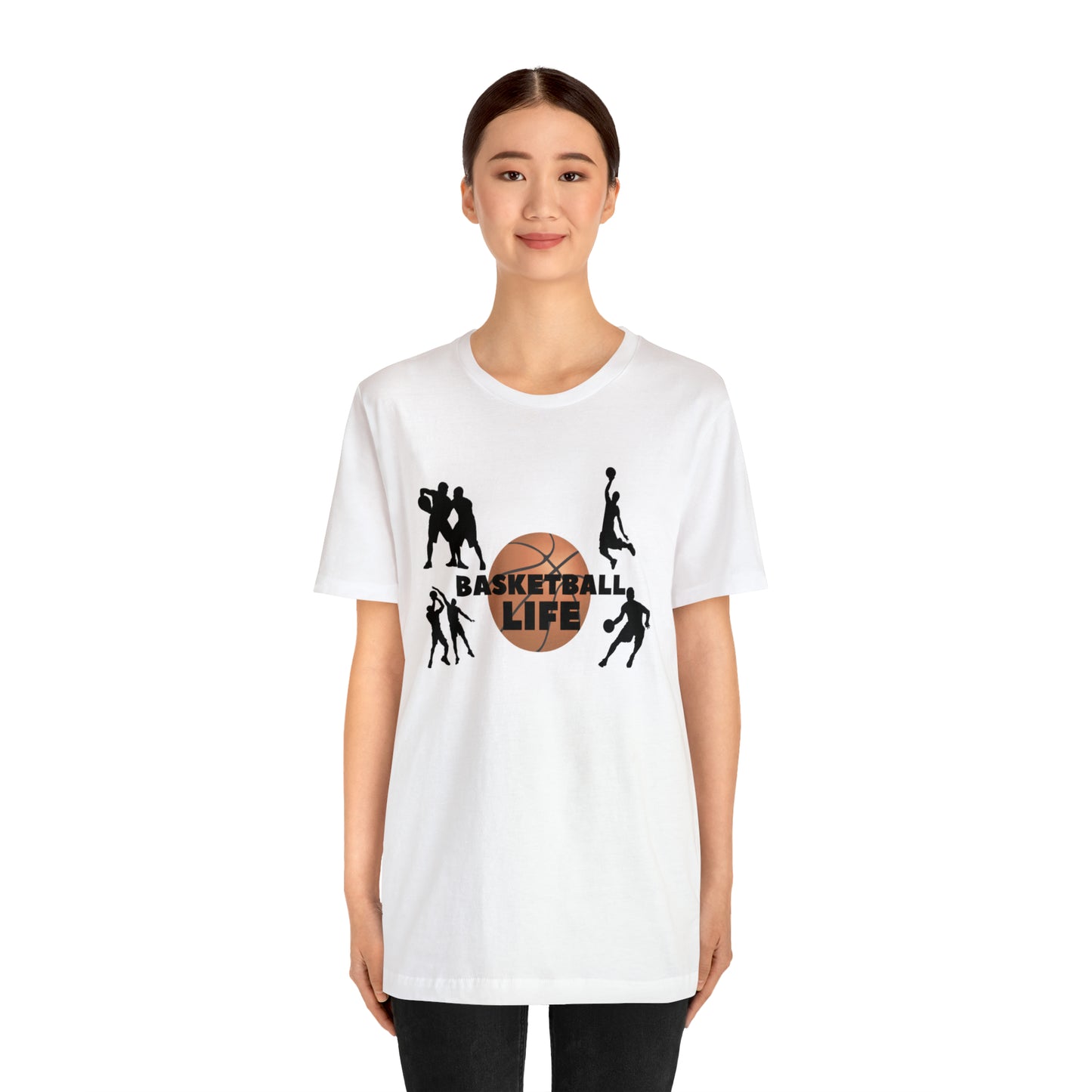 Basketball Life Unisex Jersey Short Sleeve Tee