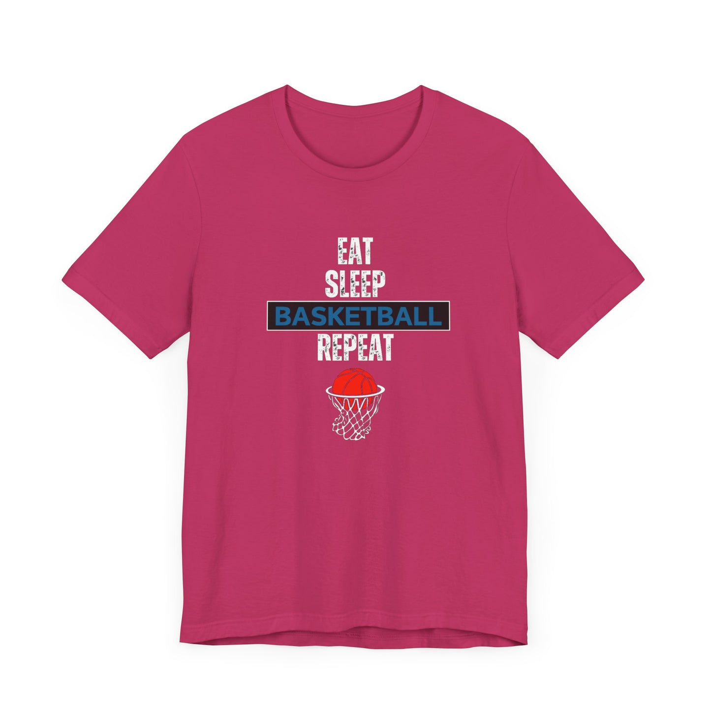 Eat, Sleep, Basketball, Repeat Unisex Jersey Short Sleeve Tee