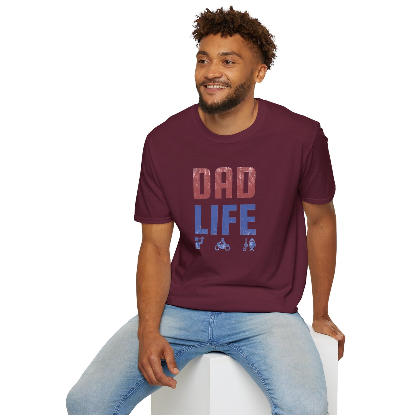 Dad Life Unisex Softstyle T-Shirt