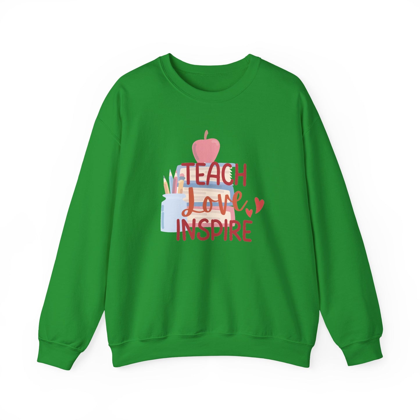 Teach, Love Inspire Unisex Heavy Blend™ Crewneck Sweatshirt