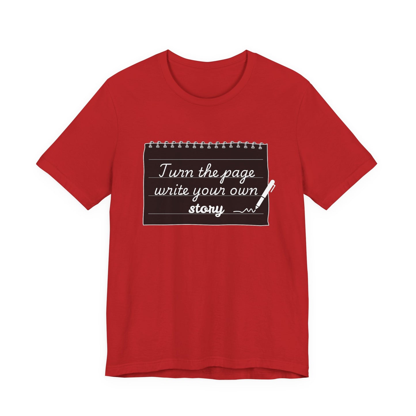 Turn the Page And Write Your Story Unisex Softstyle T-Shirt