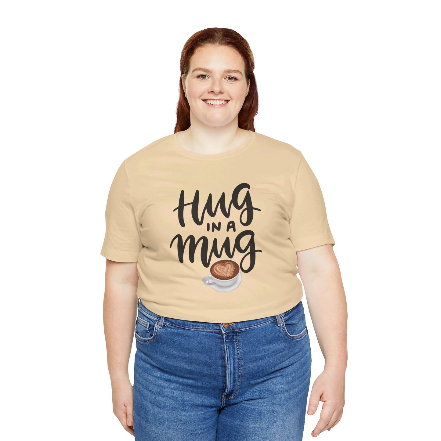 Coffee/ Hug In a Mug Unisex Jersey Short Sleeve Tee