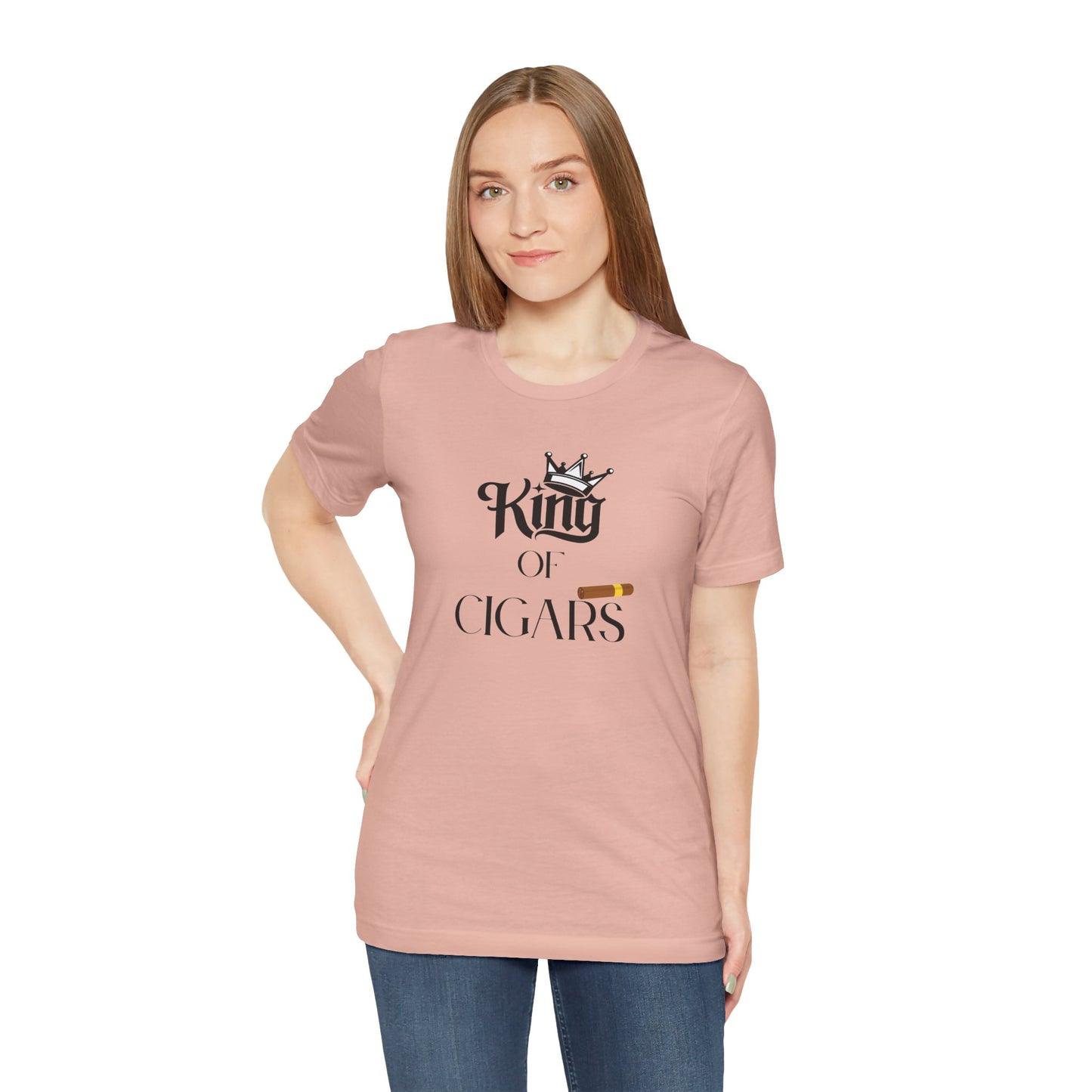 Cigars/ King of Cigars Unisex Jersey Short Sleeve Tee