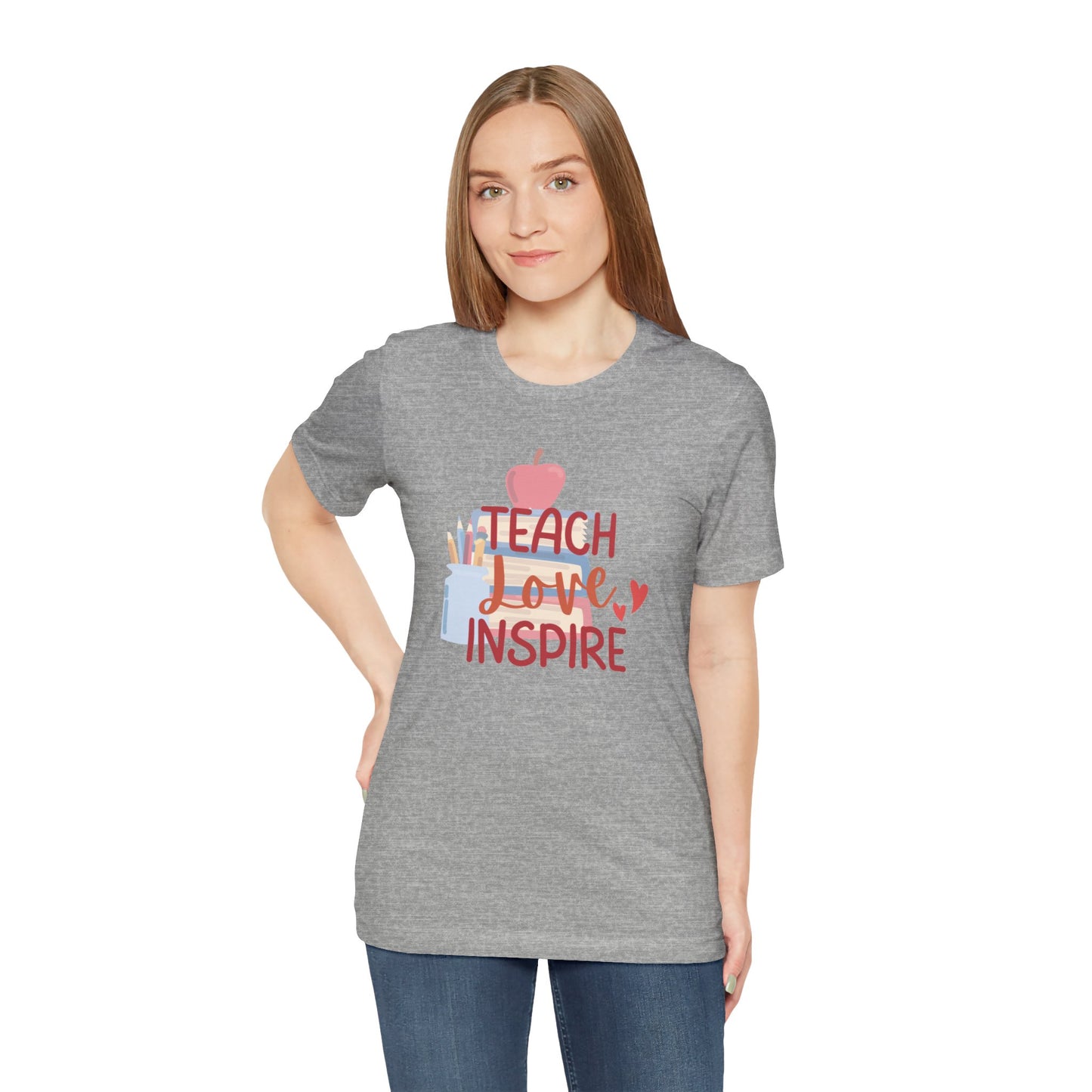 Teach Love Inspire Unisex Jersey Short Sleeve Tee