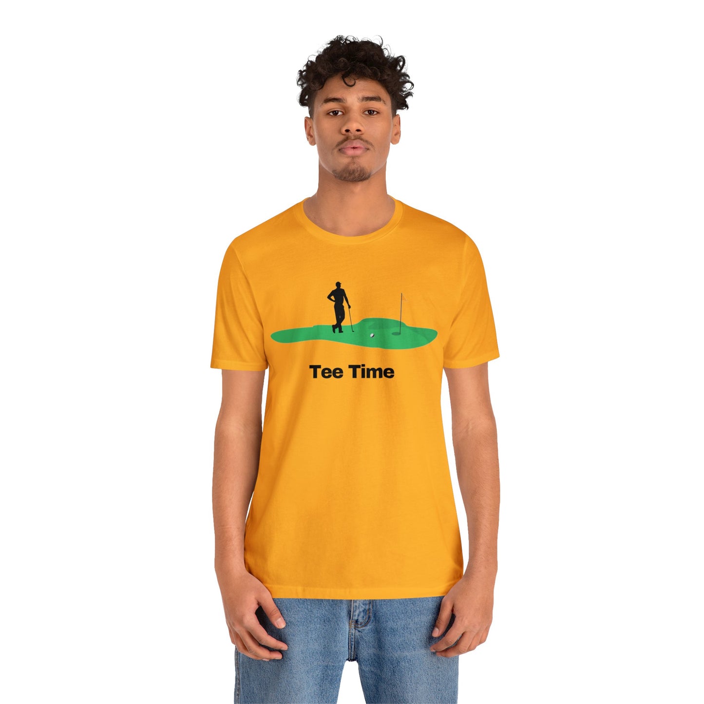 Golf/ Tee Time Unisex Jersey Short Sleeve Tee