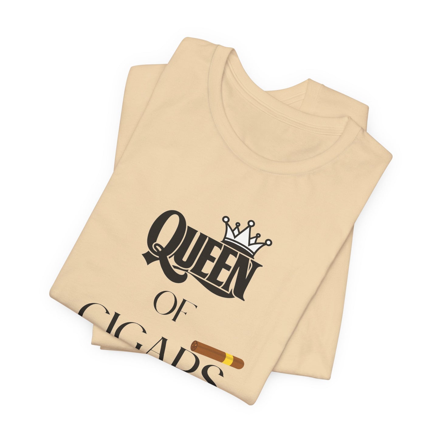 Cigars/ Queen of Cigars Unisex Jersey Short Sleeve Tee