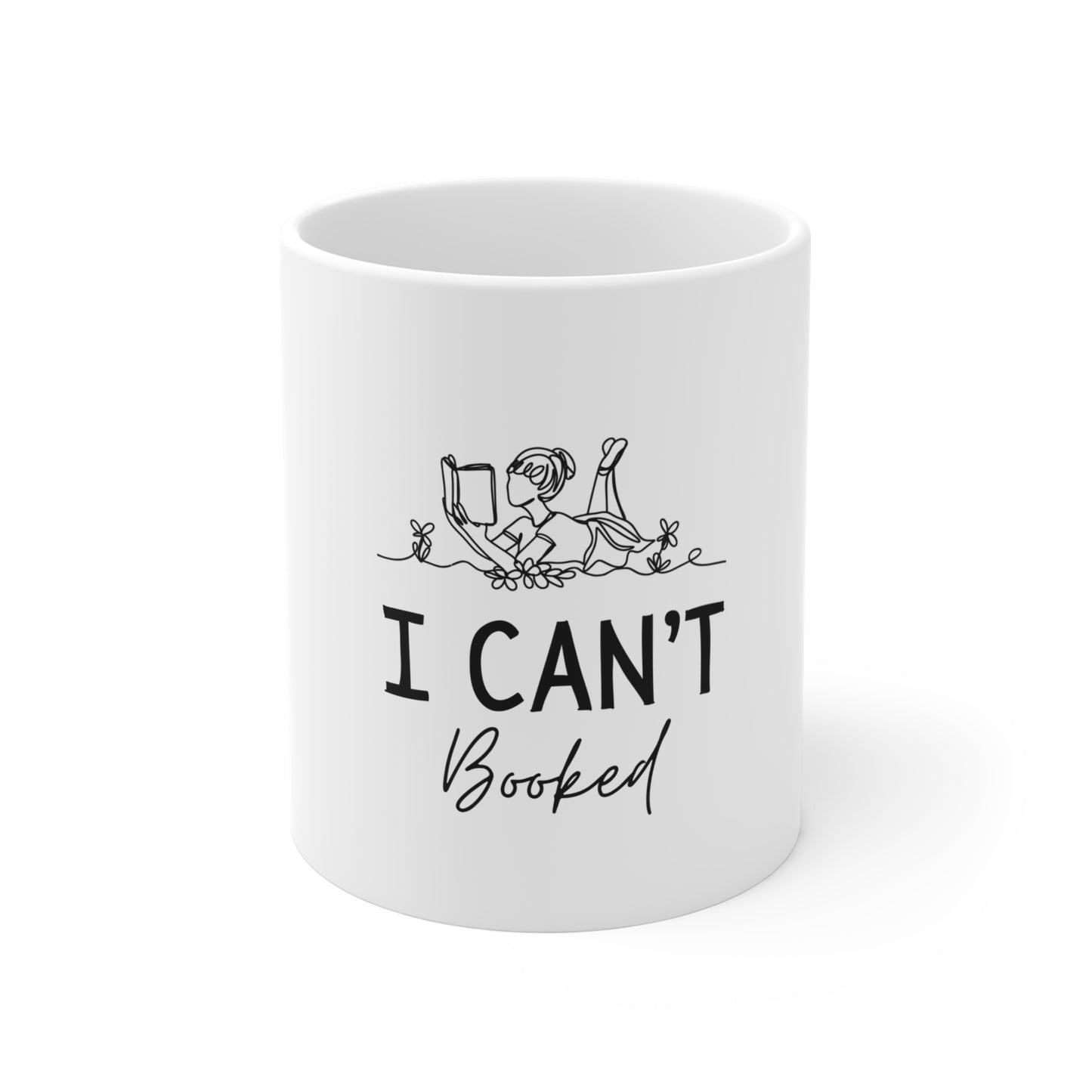 Books/ I Can't Booked Mug 11oz