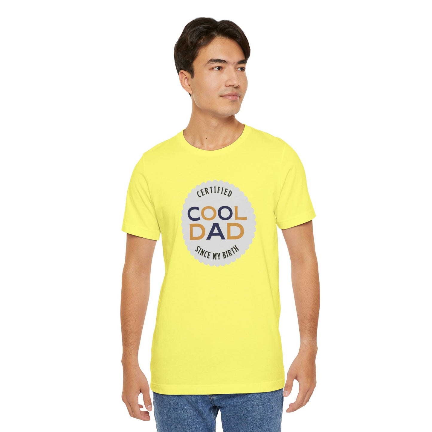 Certified Cool Dad Unisex Jersey Short Sleeve Tee