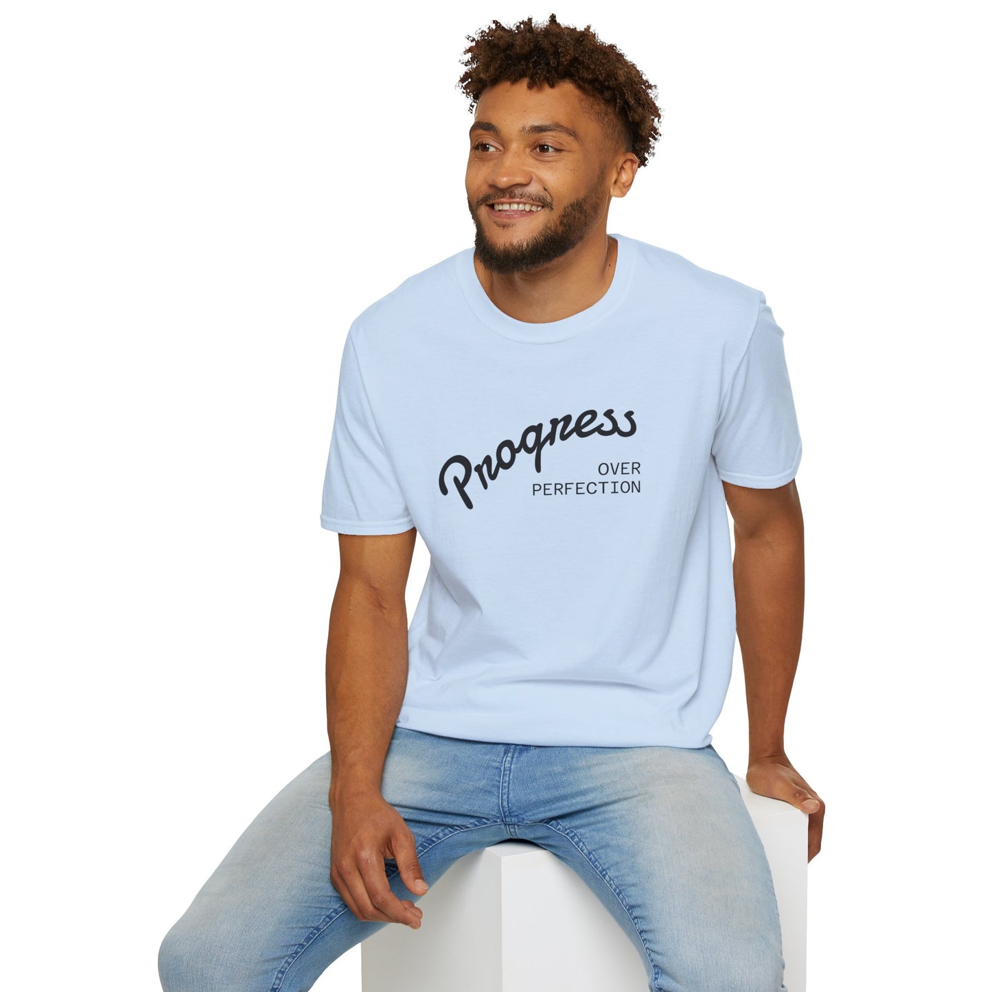 Progress Over Perfection Unisex Softstyle T-Shirt