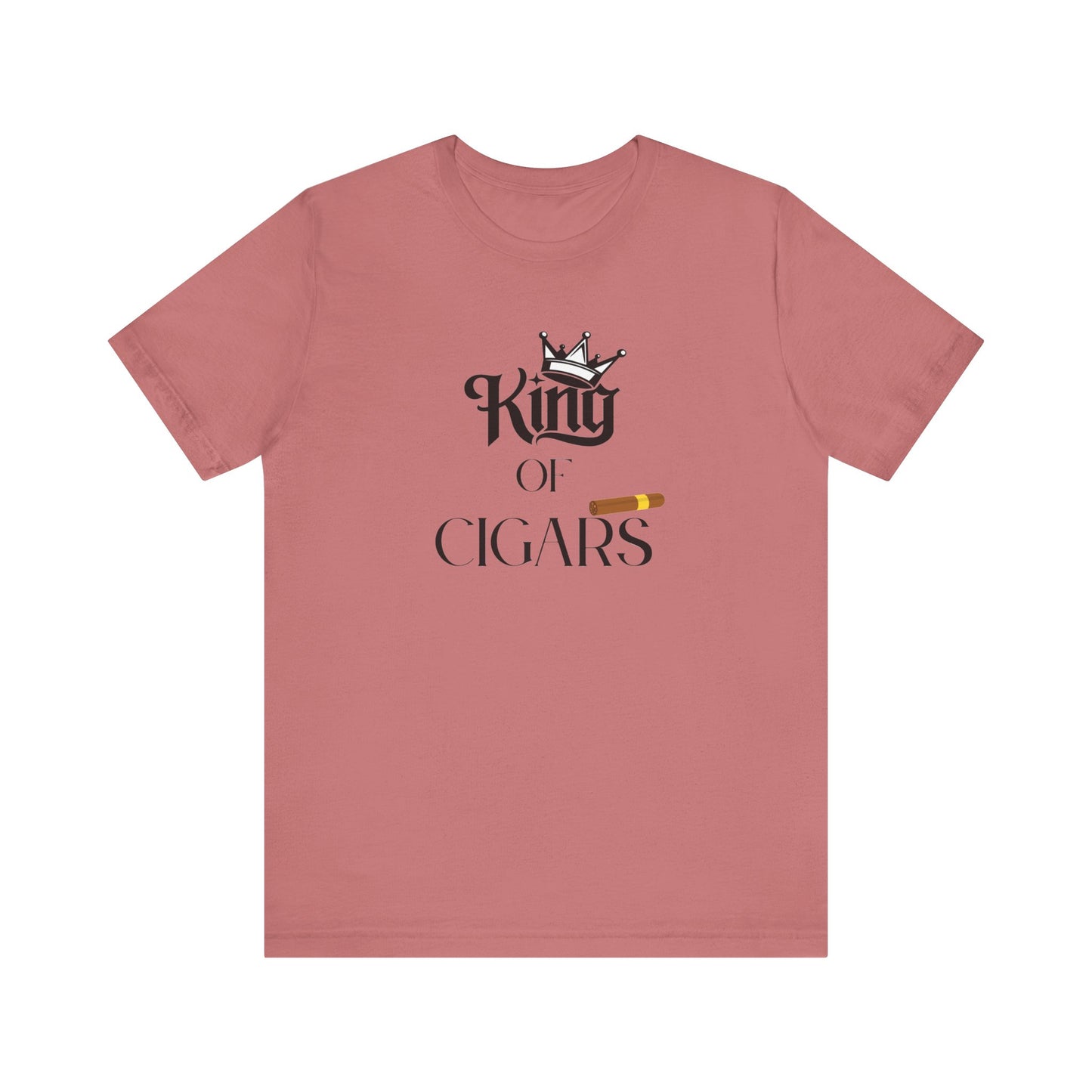 Cigars/ King of Cigars Unisex Jersey Short Sleeve Tee