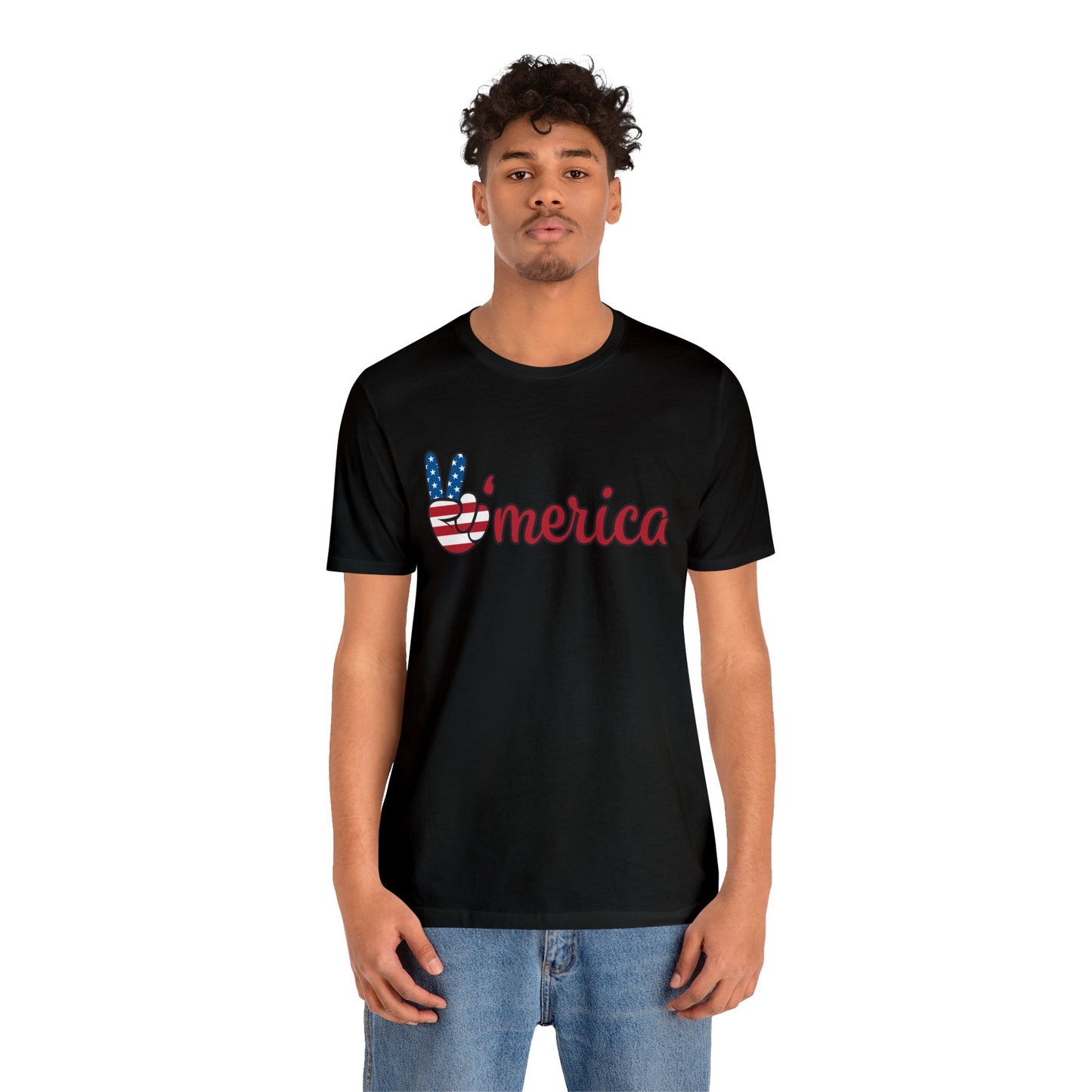 America Unisex Jersey Short Sleeve Tee