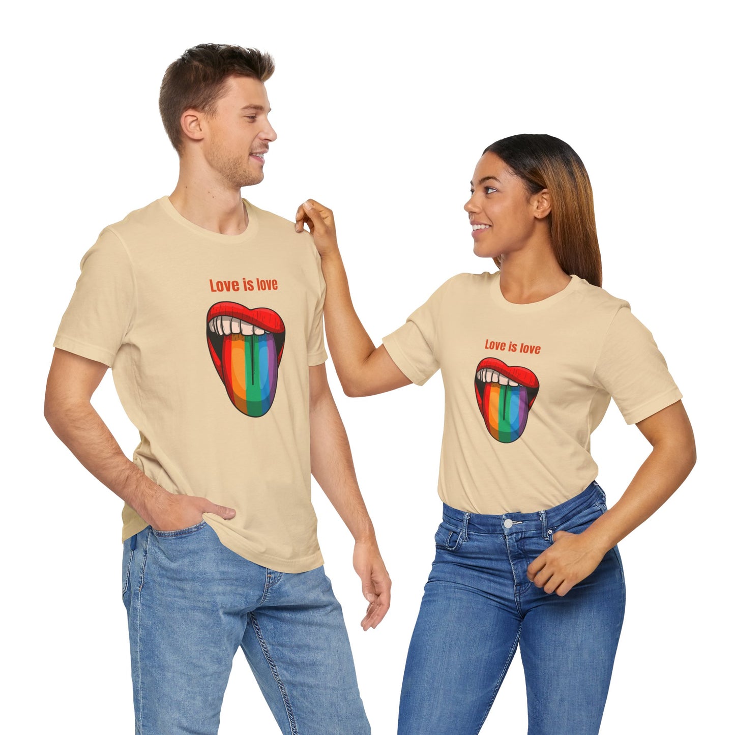 Love Is Love Unisex Jersey Short Sleeve Tee