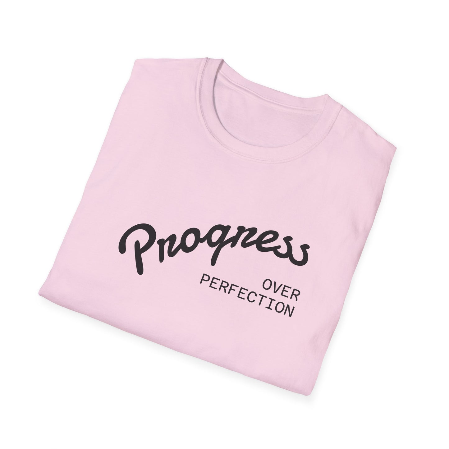 Progress Over Perfection Unisex Softstyle T-Shirt