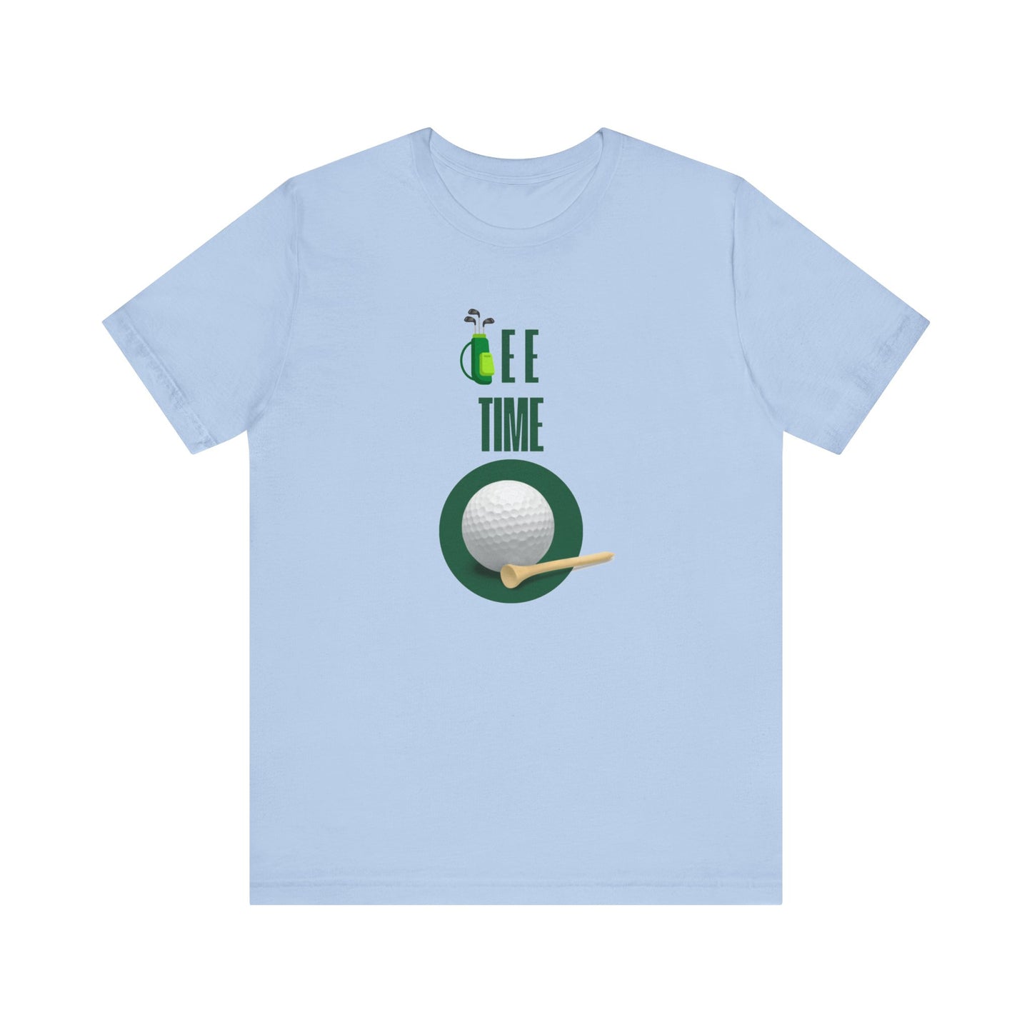 Golf/ Tee Time Unisex Jersey Short Sleeve Tee