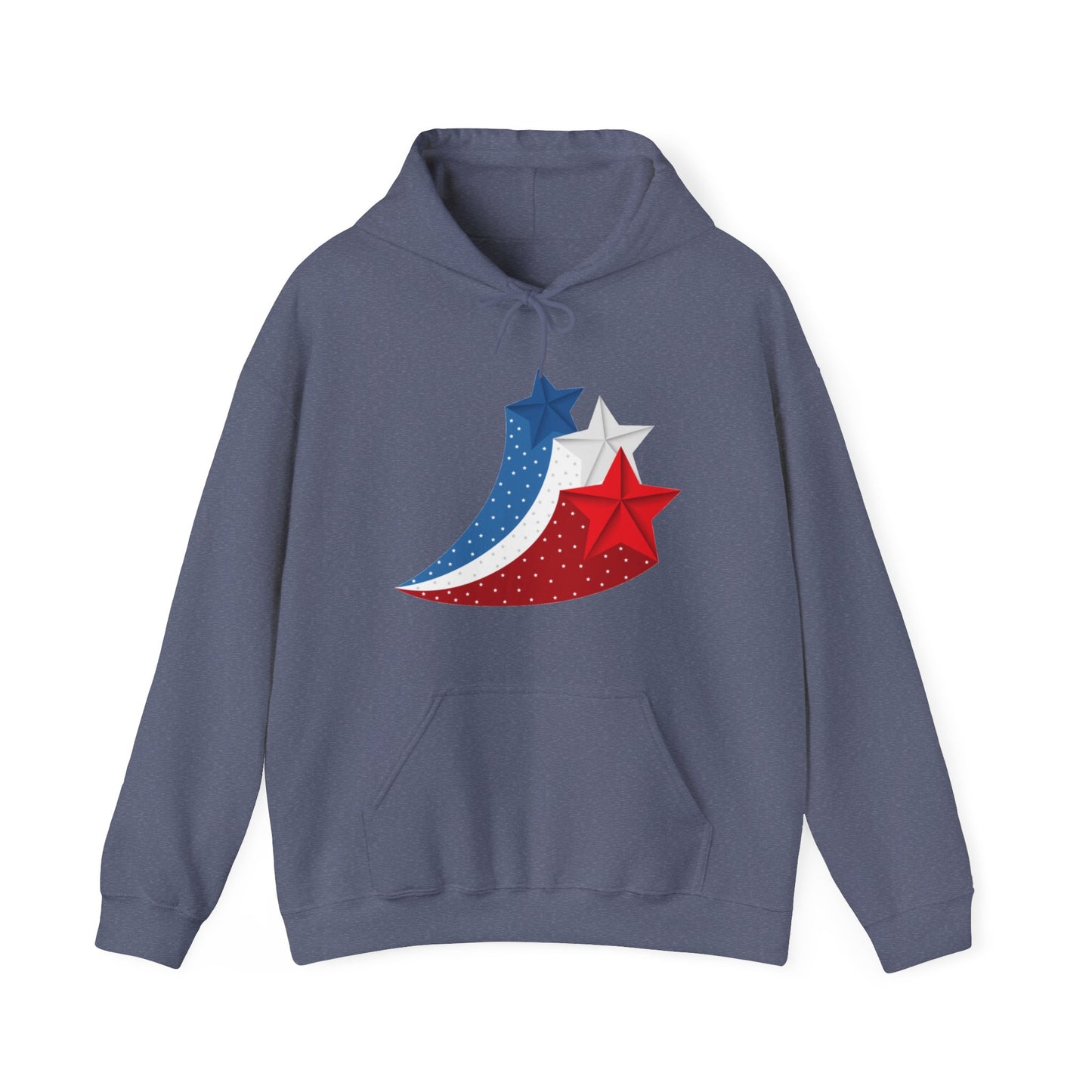 Red White Blue Stars Unisex Heavy Blend™ Hooded Sweatshirt