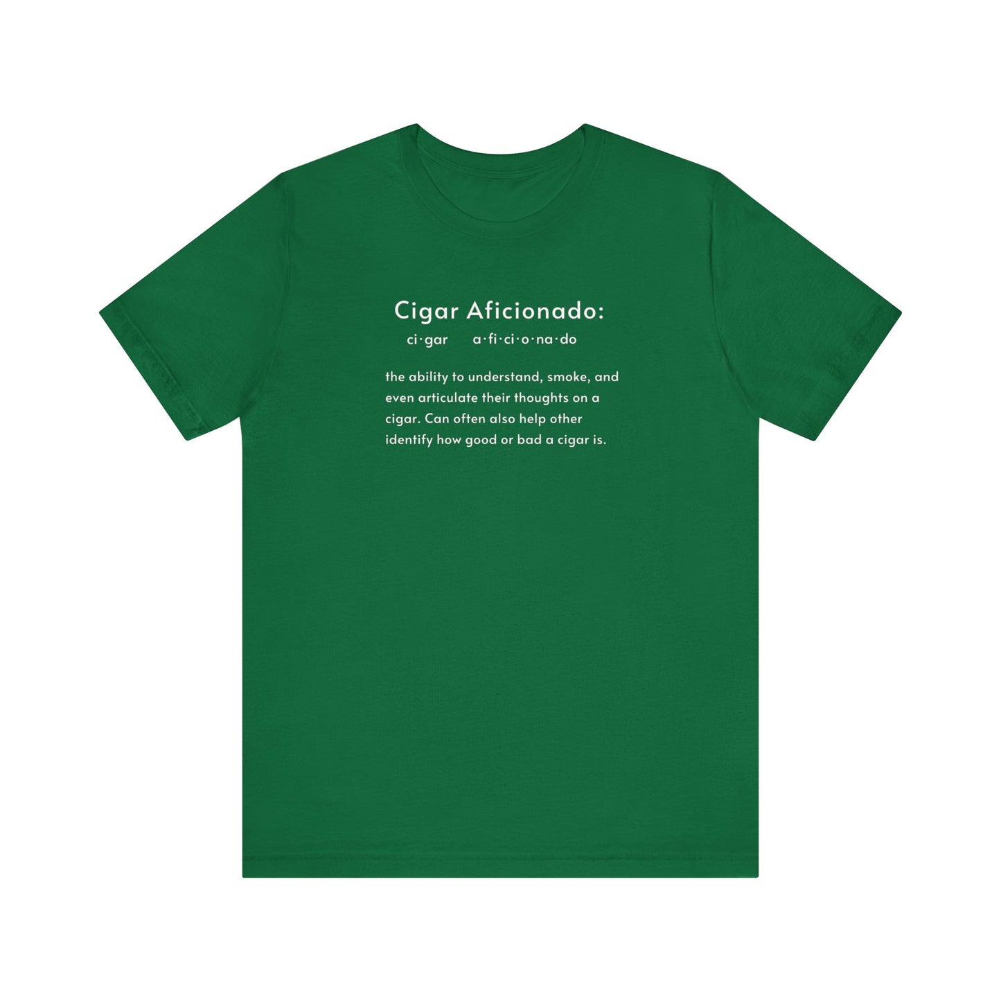 Cigar Aficionado Unisex Jersey Short Sleeve Tee