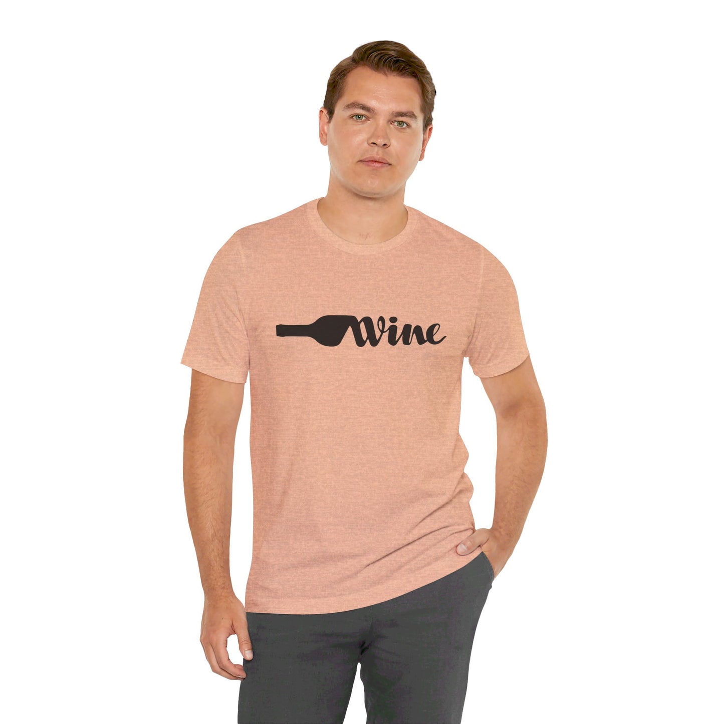 Wine Unisex Jersey Short Sleeve Tee