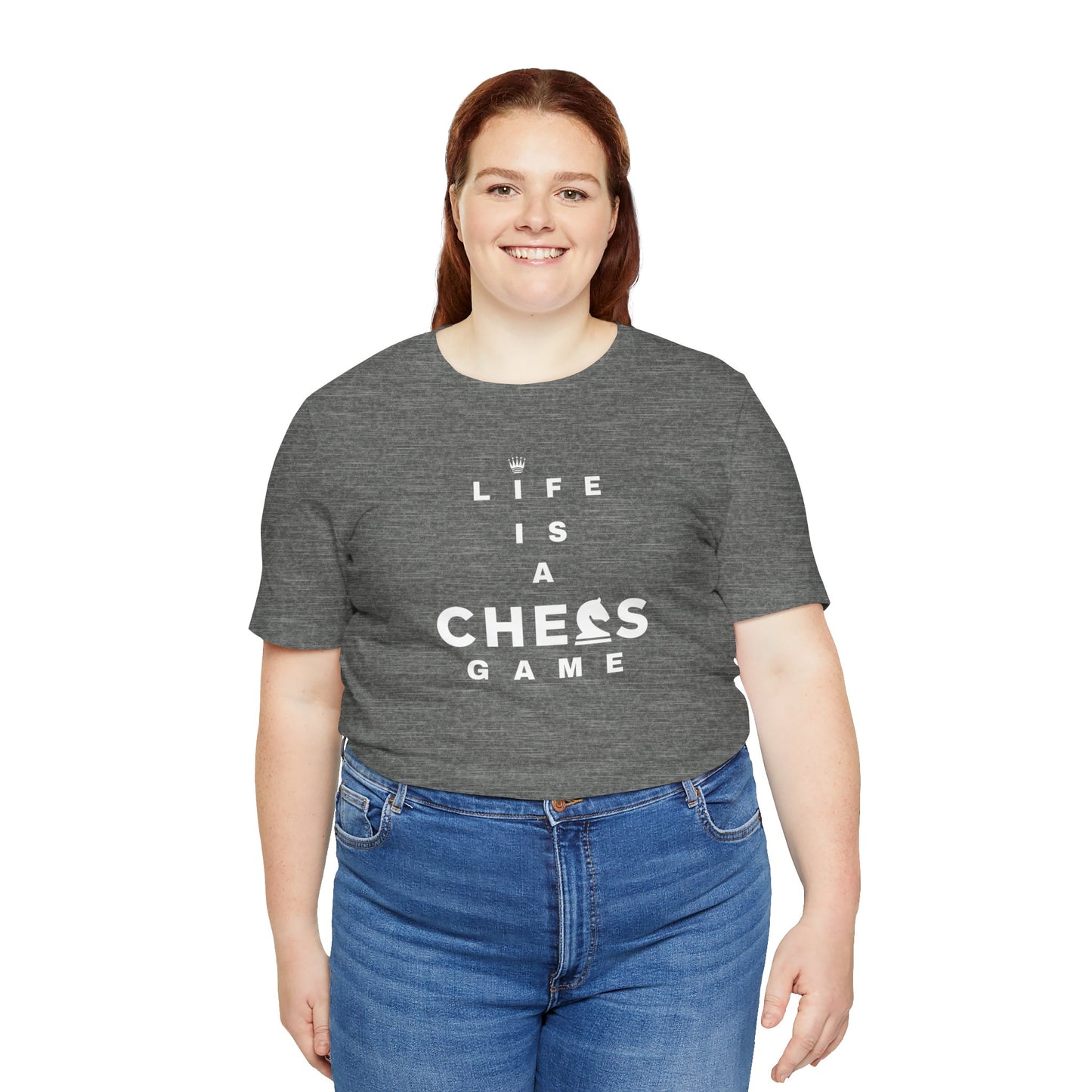 Life Is a Chess Game Unisex Jersey Short Sleeve Tee