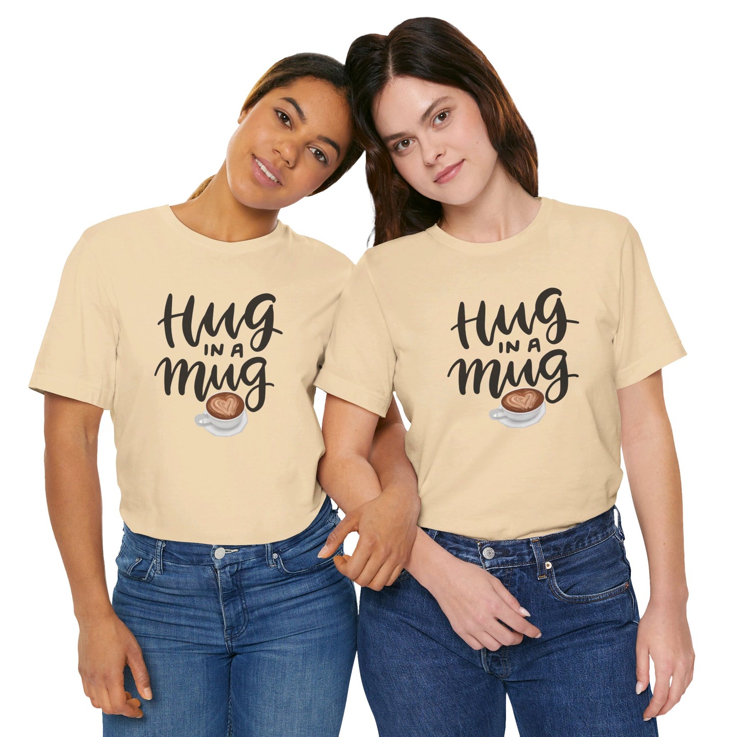 Coffee/ Hug In a Mug Unisex Jersey Short Sleeve Tee