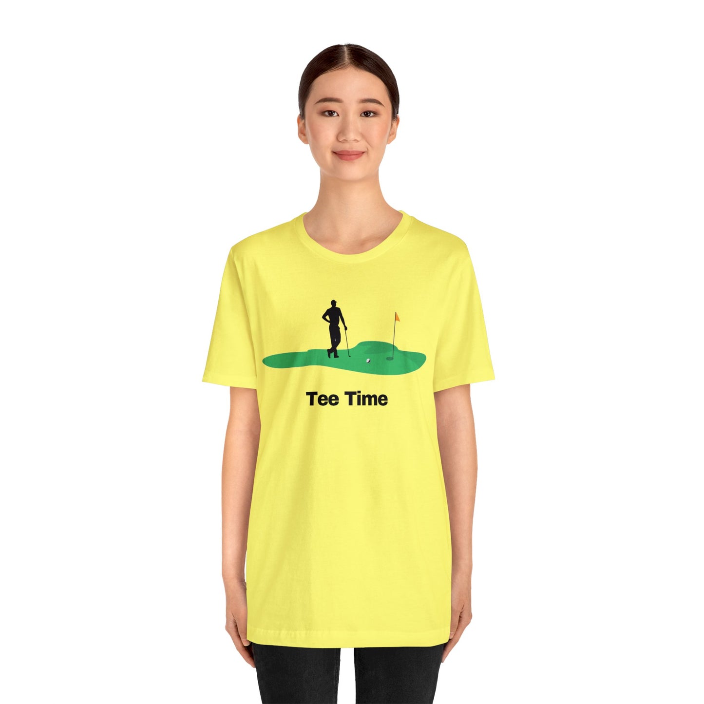 Golf/ Tee Time Unisex Jersey Short Sleeve Tee