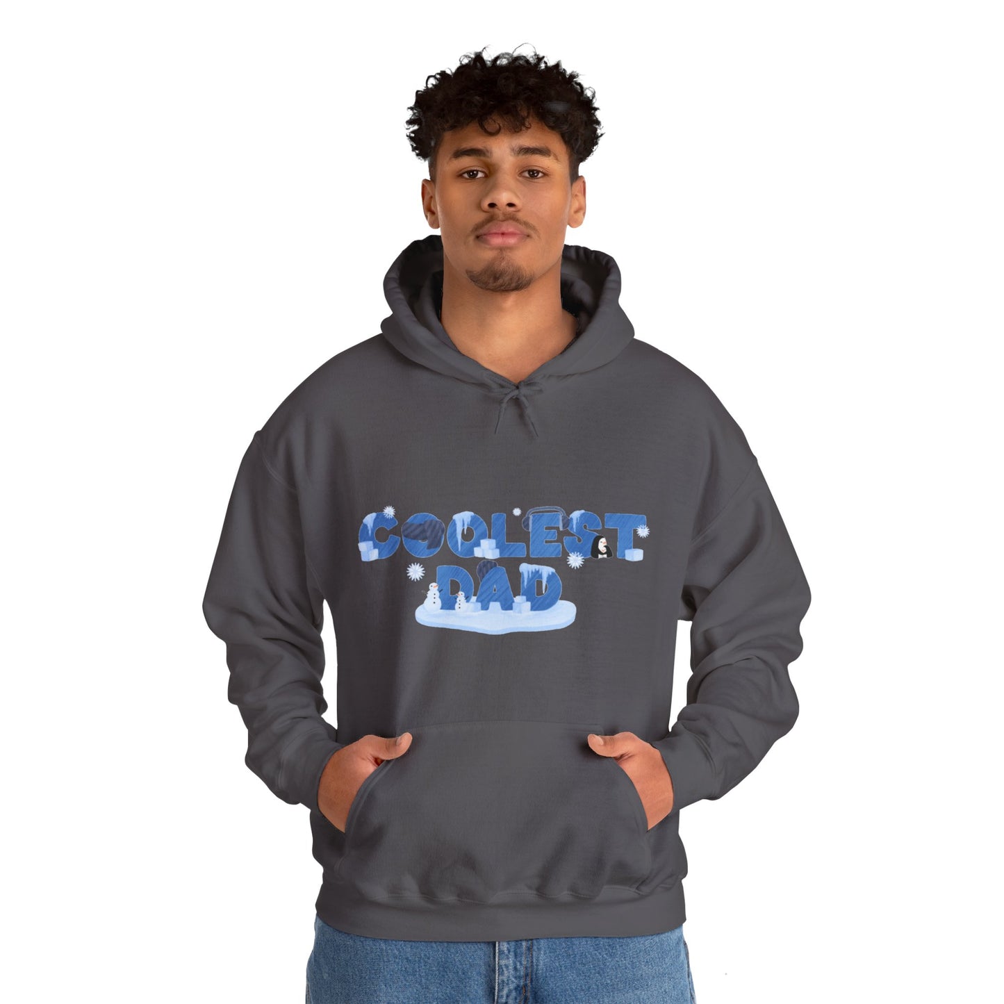 Coolest Dad Unisex Heavy Blend™ Hooded Sweatshirt