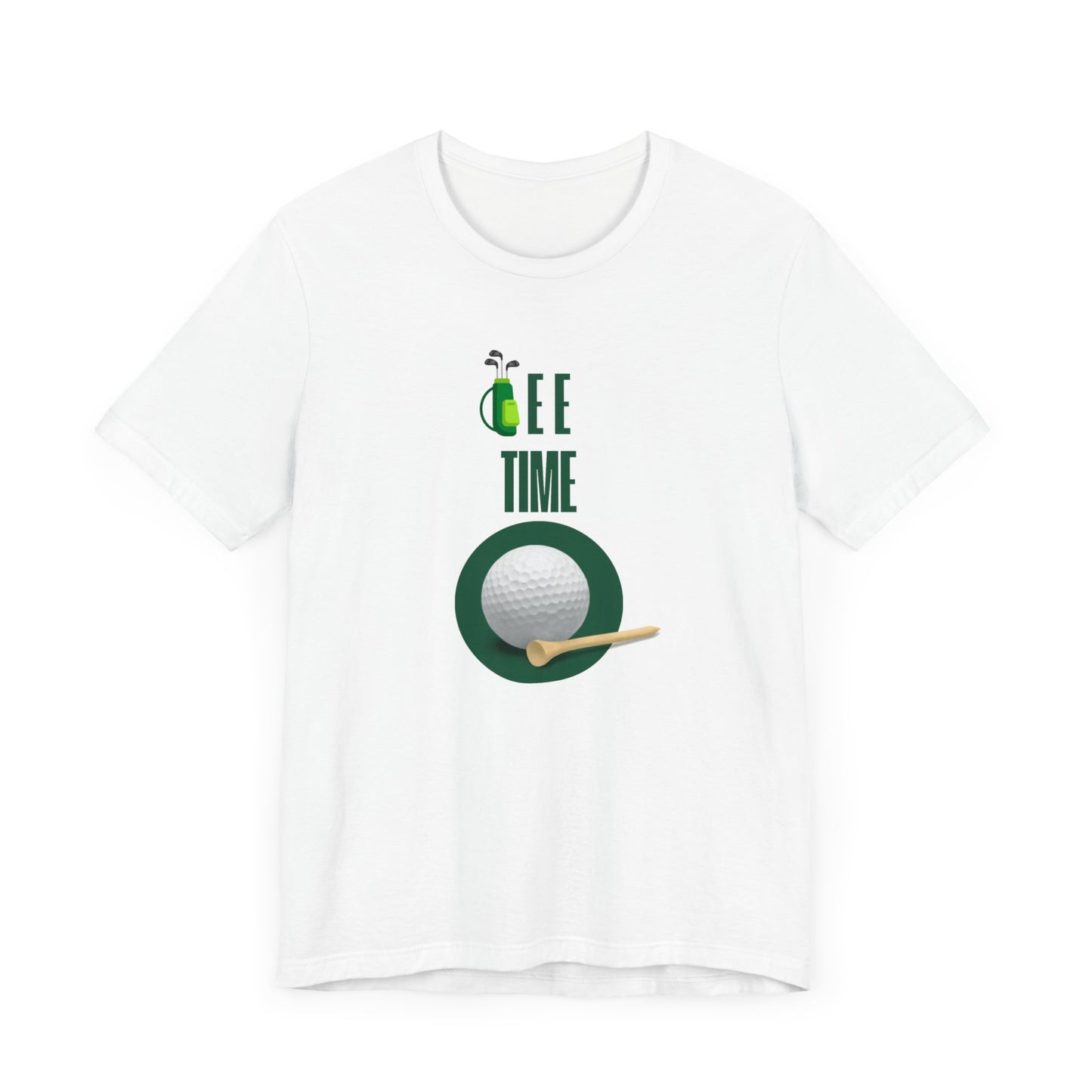 Golf/ Tee Time Unisex Jersey Short Sleeve Tee