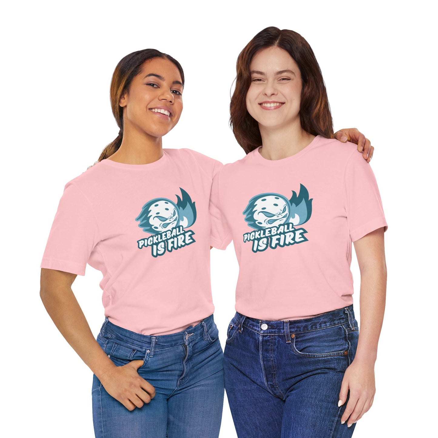 Pickleball Is Fire Unisex Jersey Short Sleeve Tee