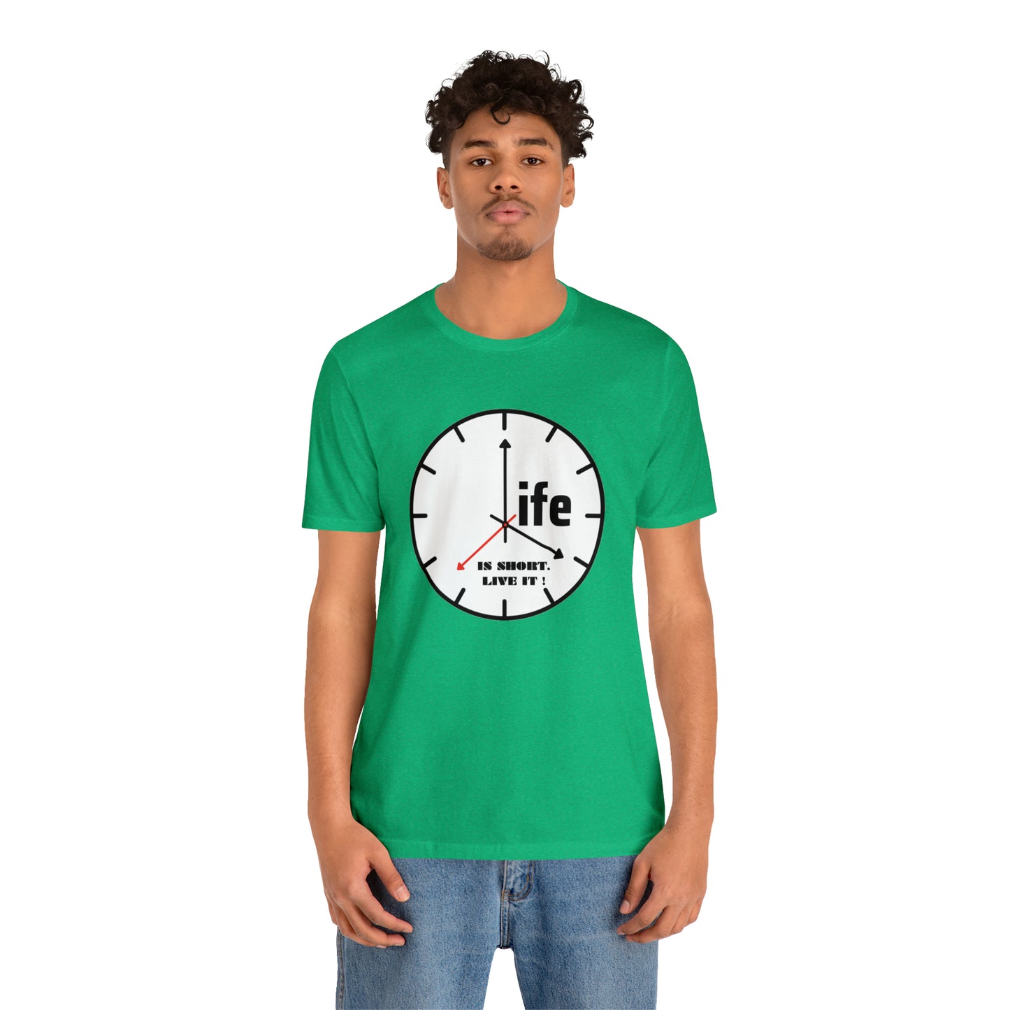 Life is To Short Live It Unisex Jersey Short Sleeve Tee