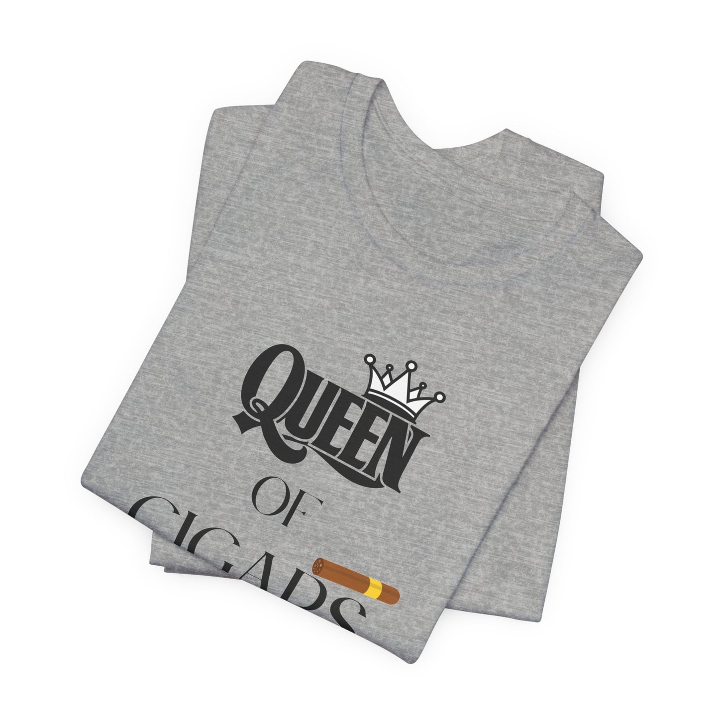 Cigars/ Queen of Cigars Unisex Jersey Short Sleeve Tee