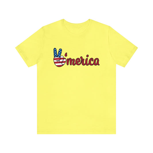 America Unisex Jersey Short Sleeve Tee