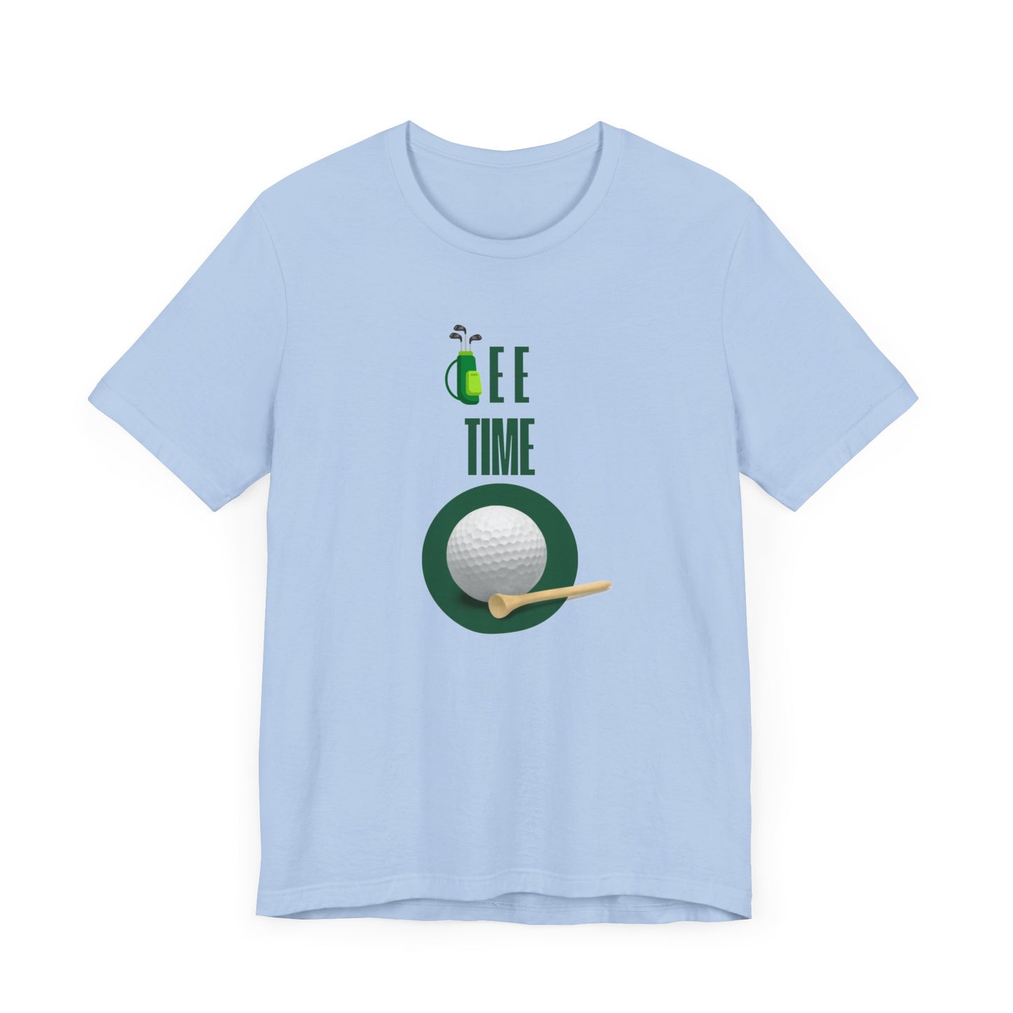 Golf/ Tee Time Unisex Jersey Short Sleeve Tee