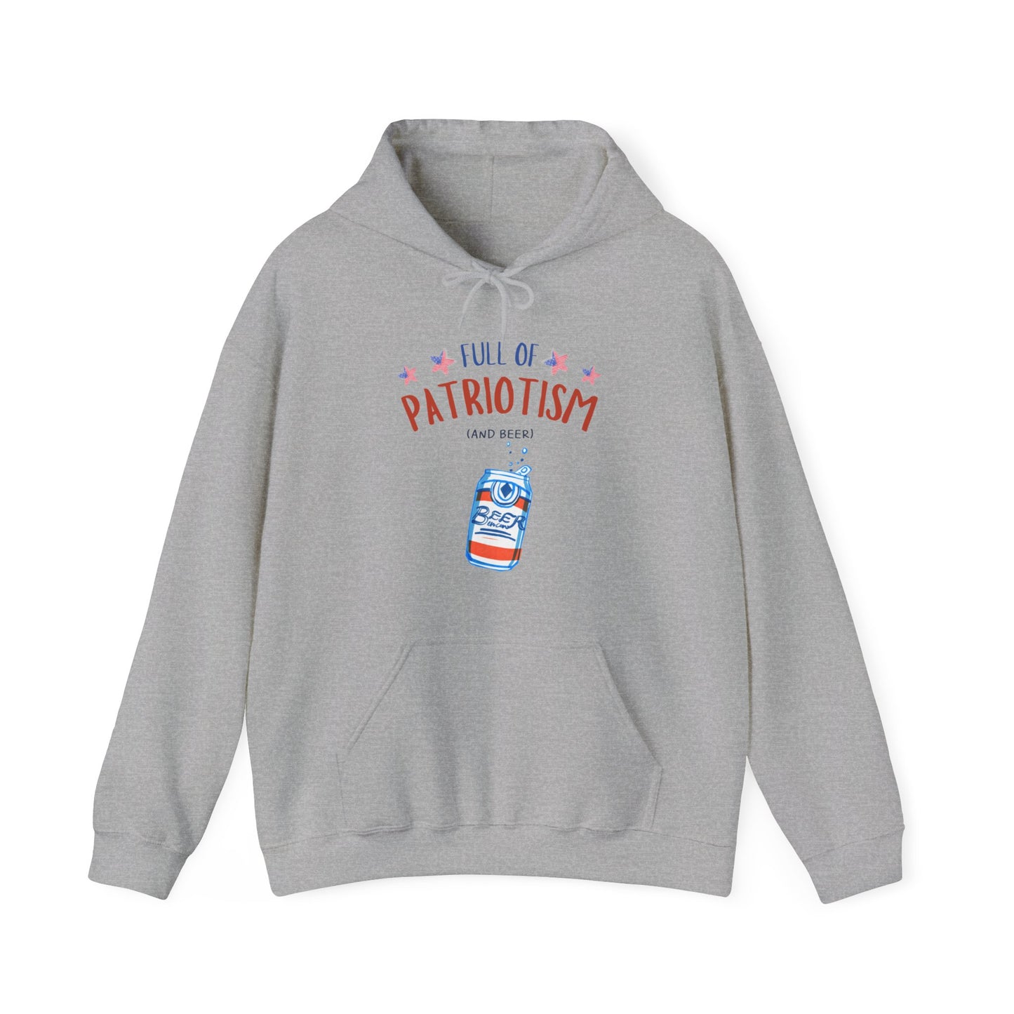 Full of Patriotism and Beer Unisex Heavy Blend™ Hooded Sweatshirt