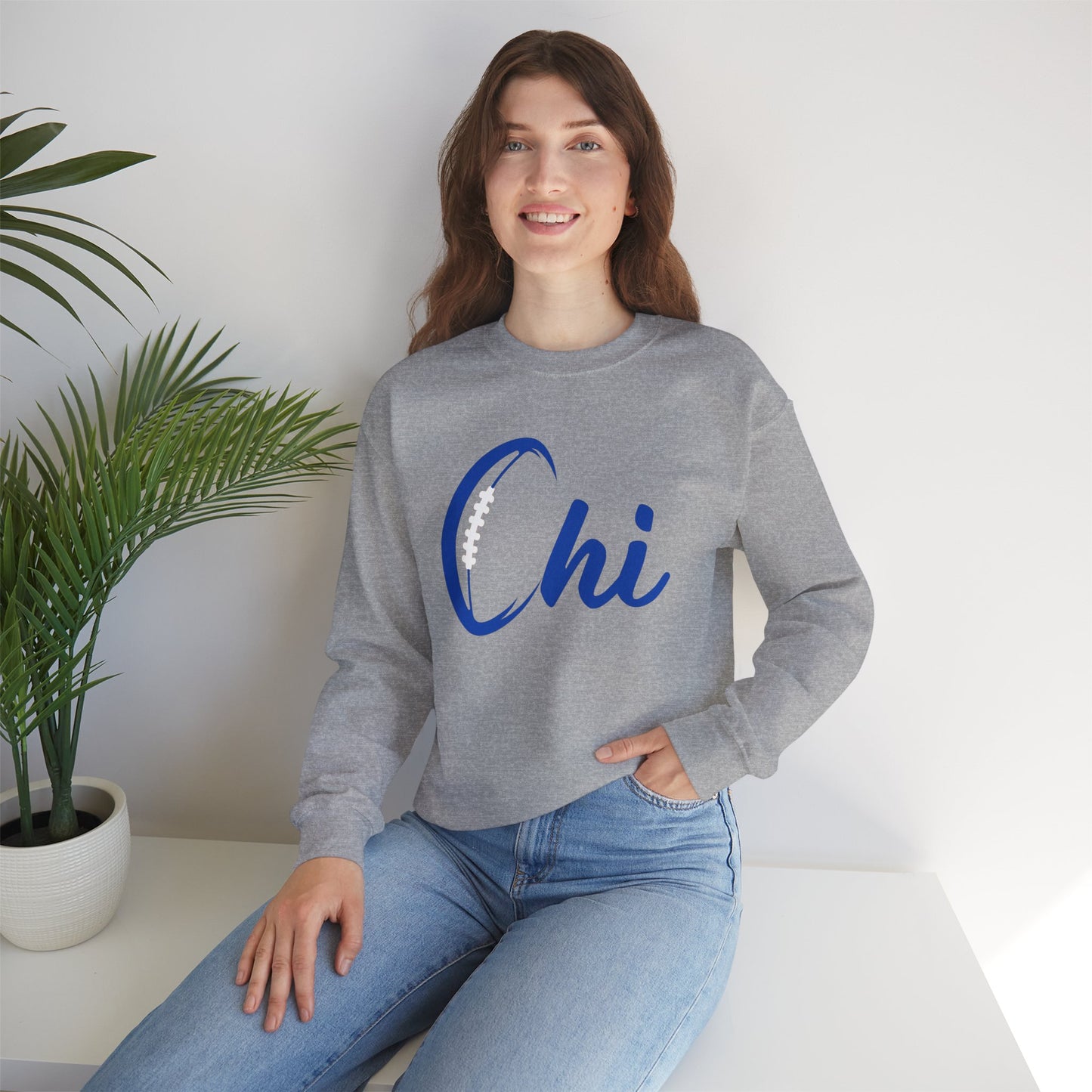 Chi Football Unisex Heavy Blend™ Crewneck Sweatshirt