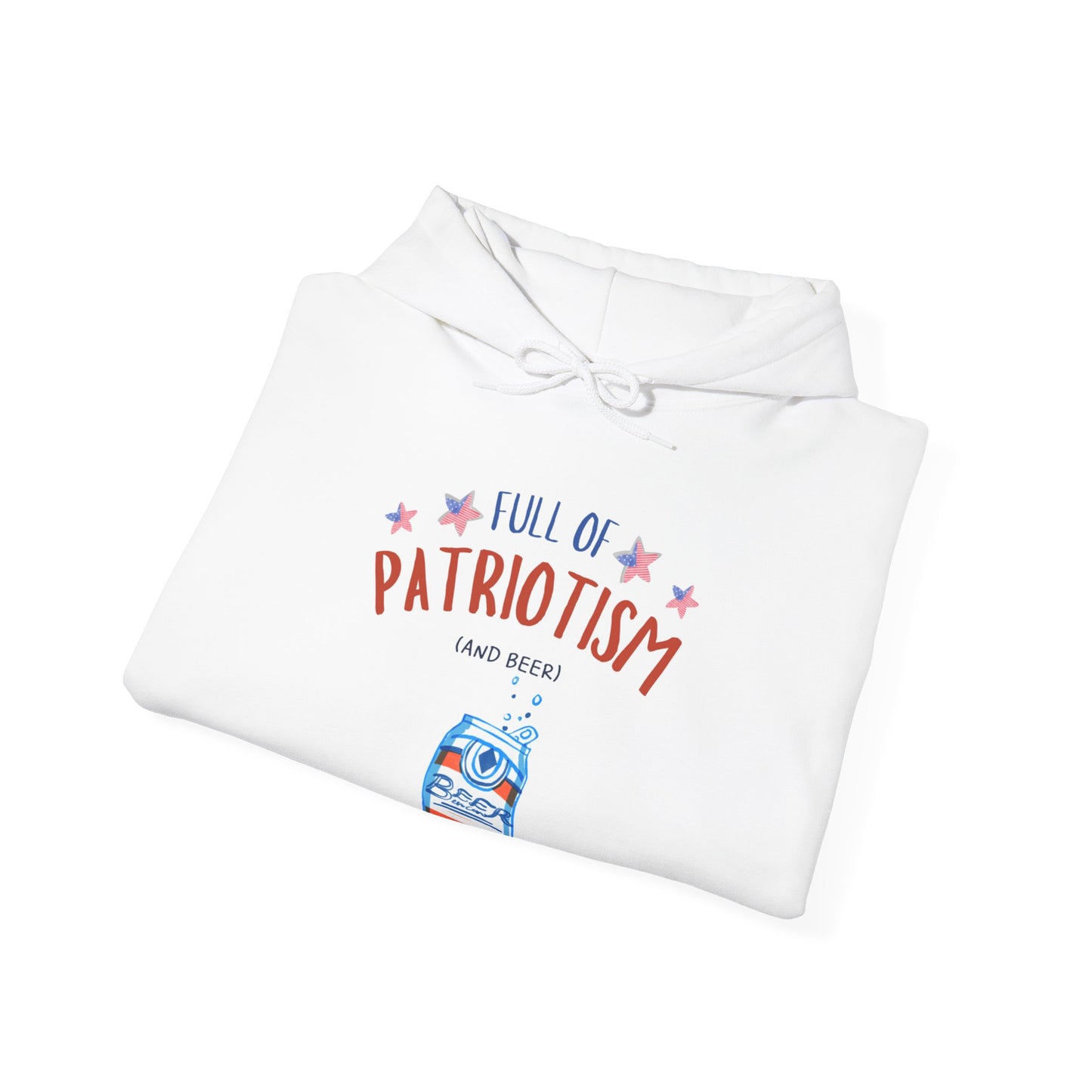 Full of Patriotism and Beer Unisex Heavy Blend™ Hooded Sweatshirt