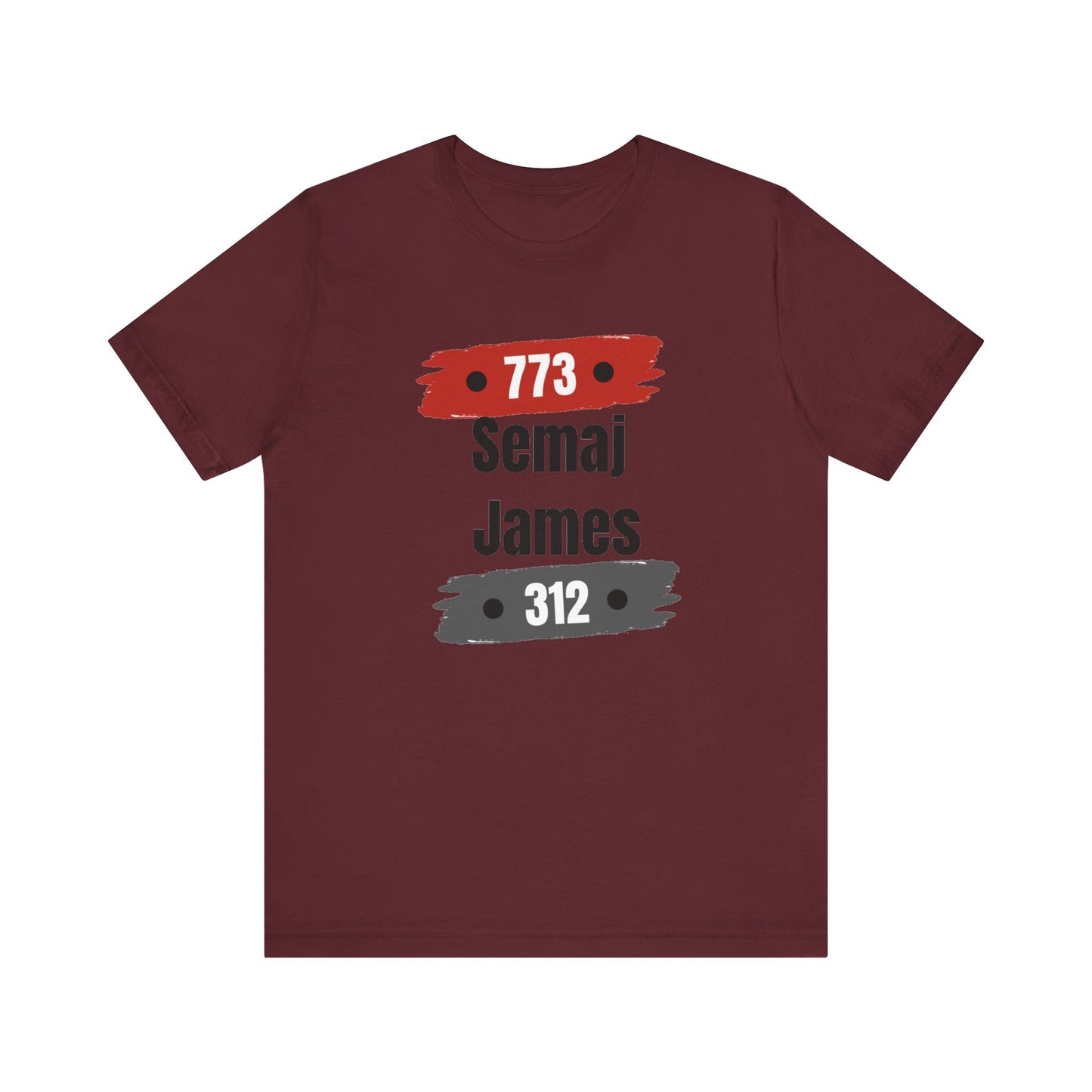 Semaj James 773/312 Unisex Short Sleeve Tee