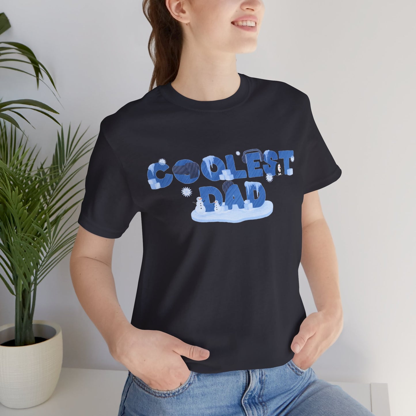 Dad/ Coolest Dad Unisex Jersey Short Sleeve Tee