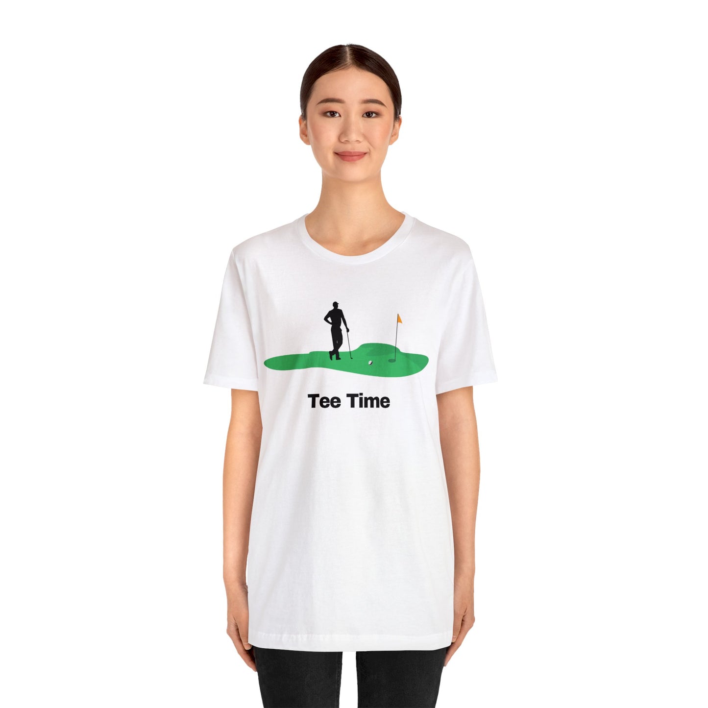 Golf/ Tee Time Unisex Jersey Short Sleeve Tee