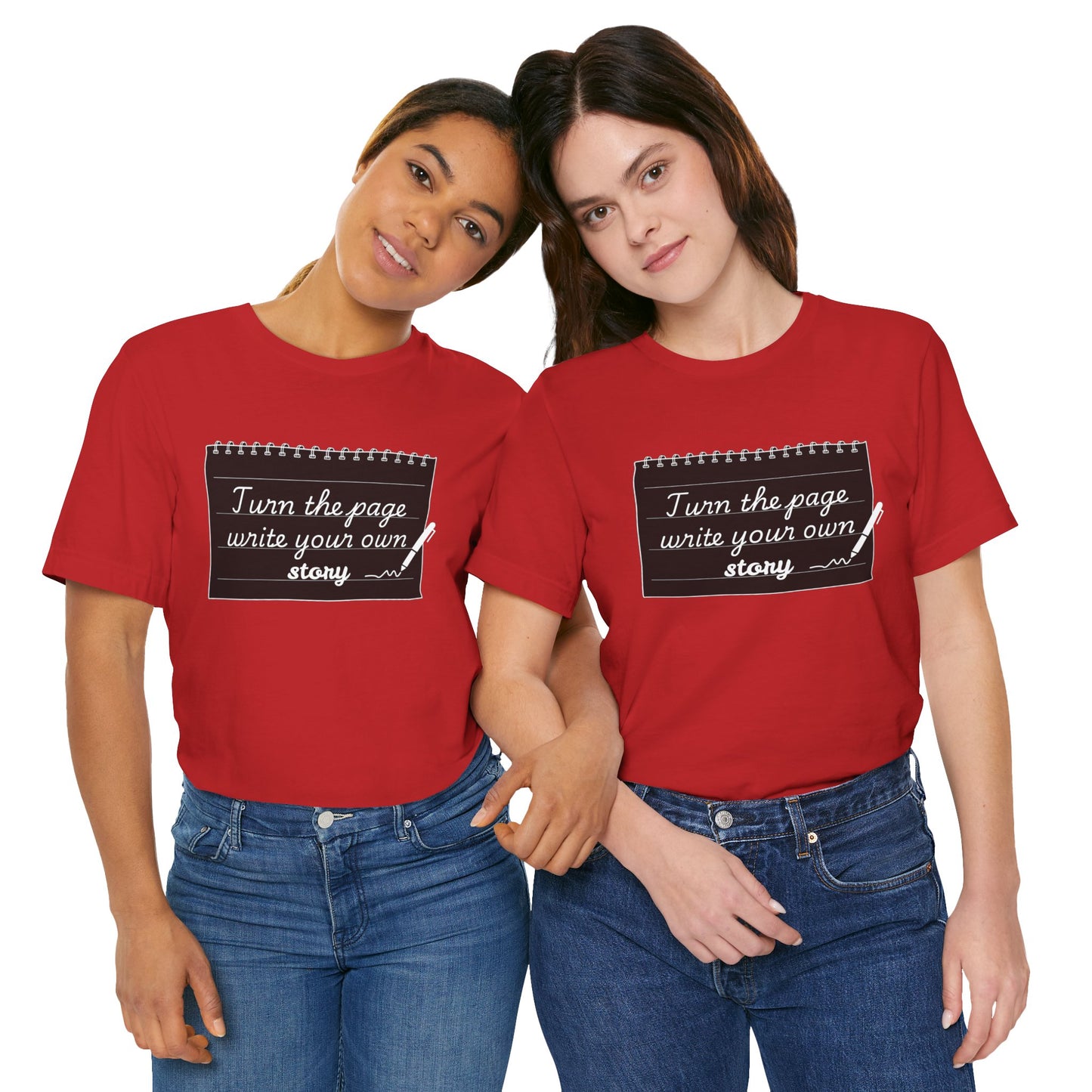 Turn the Page And Write Your Story Unisex Softstyle T-Shirt