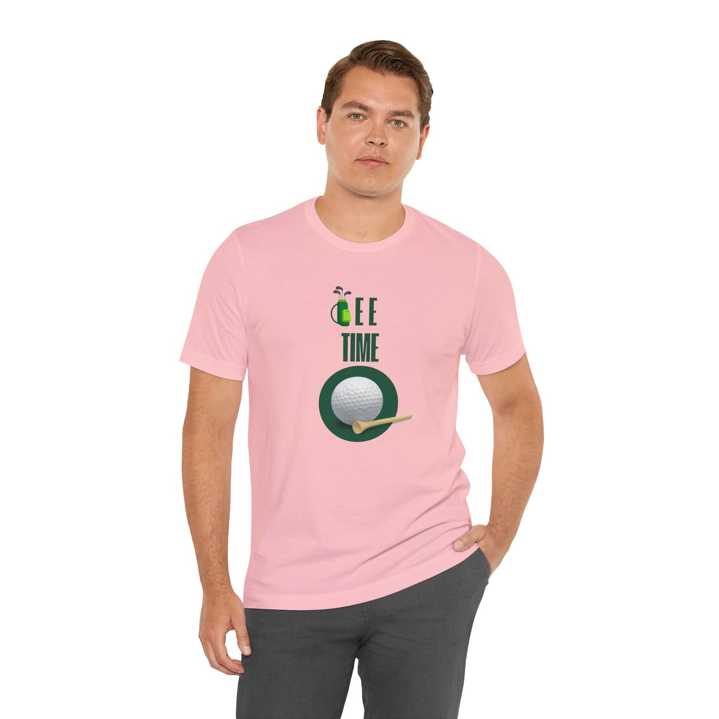 Golf/ Tee Time Unisex Jersey Short Sleeve Tee