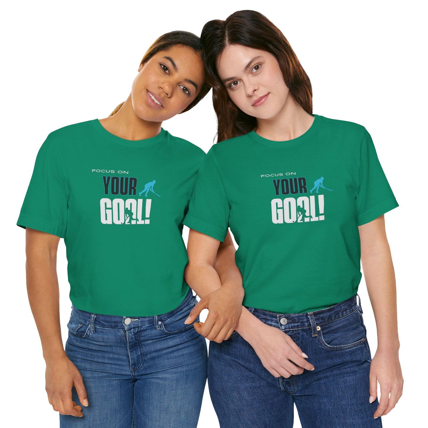 Focus On Your Goal Unisex Jersey Short Sleeve Tee