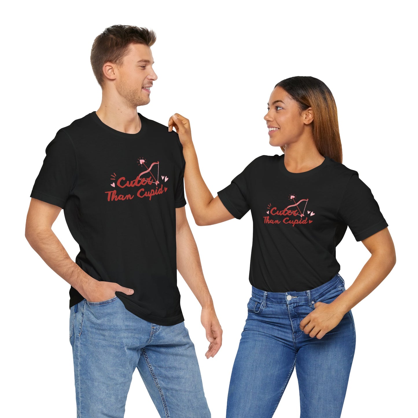 Cuter Than Cupid Unisex Jersey Short Sleeve Tee