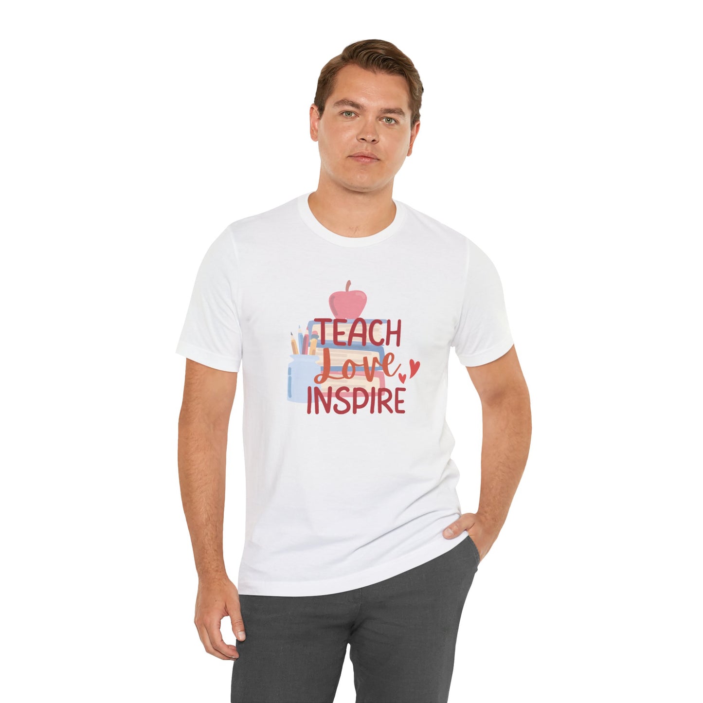 Teach Love Inspire Unisex Jersey Short Sleeve Tee