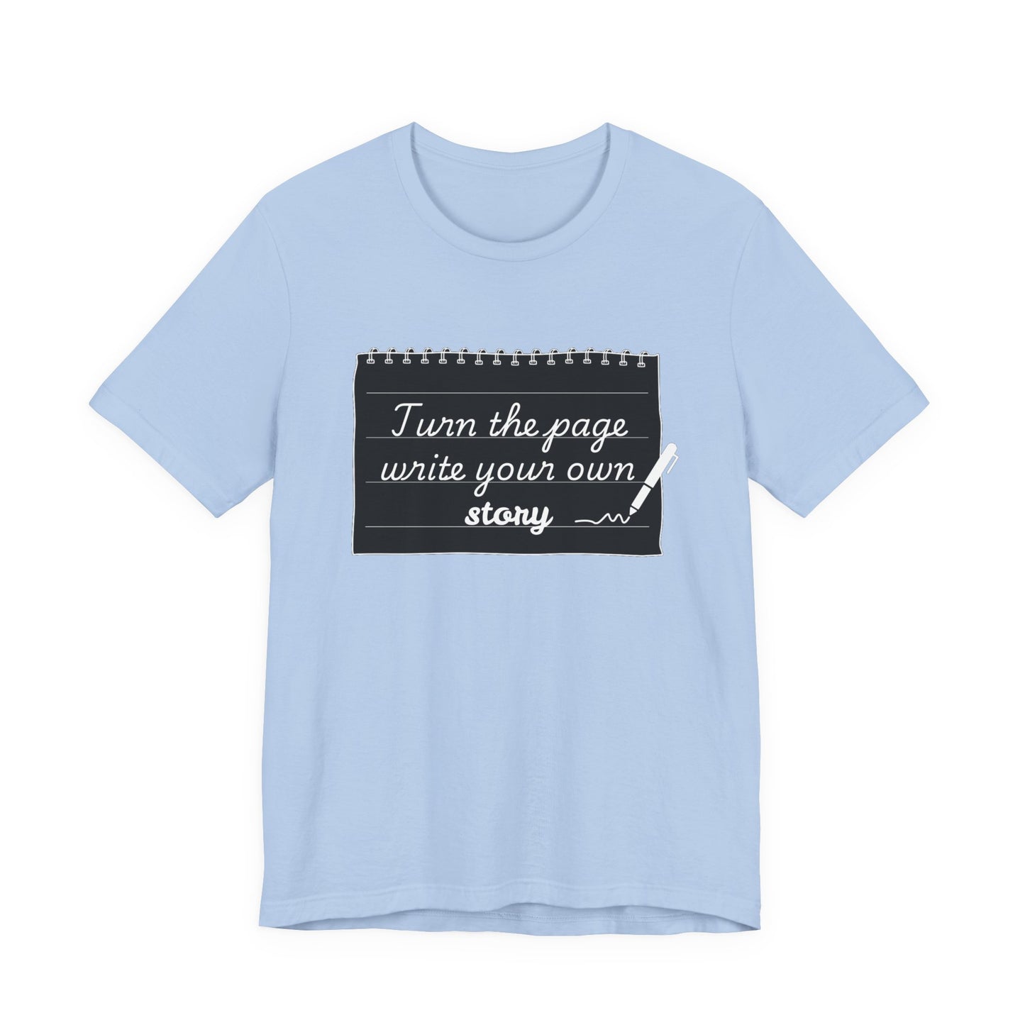 Turn the Page And Write Your Story Unisex Softstyle T-Shirt