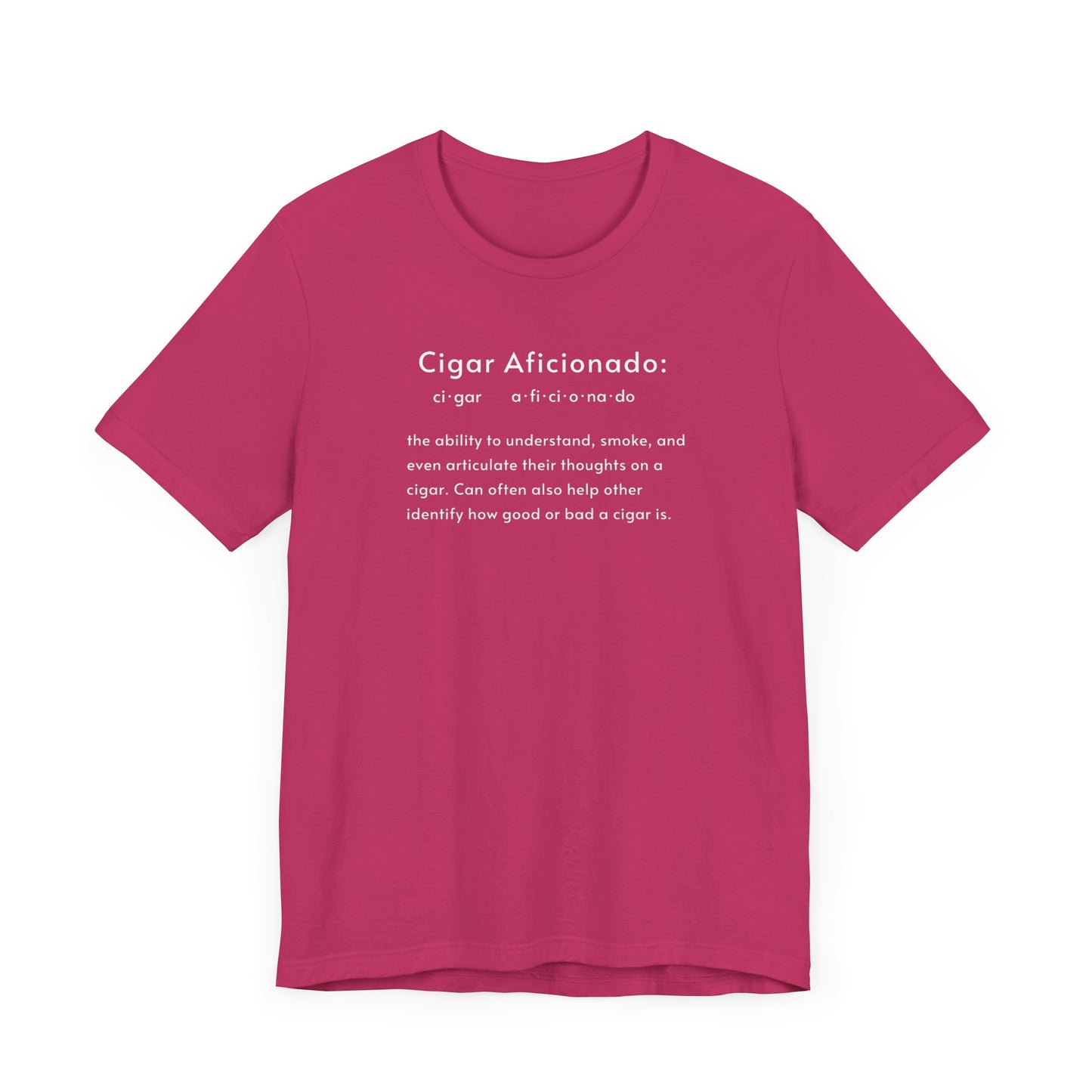 Cigar Aficionado Unisex Jersey Short Sleeve Tee