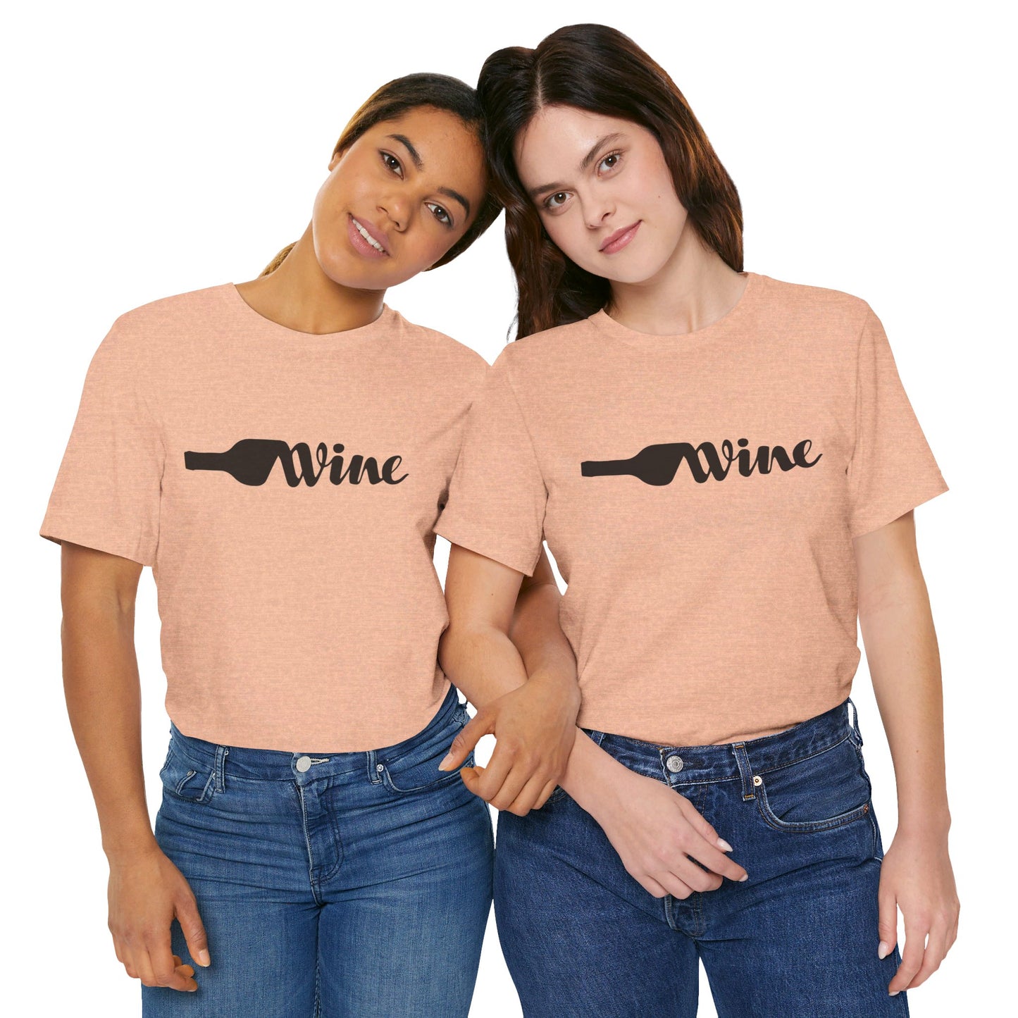 Wine Unisex Jersey Short Sleeve Tee