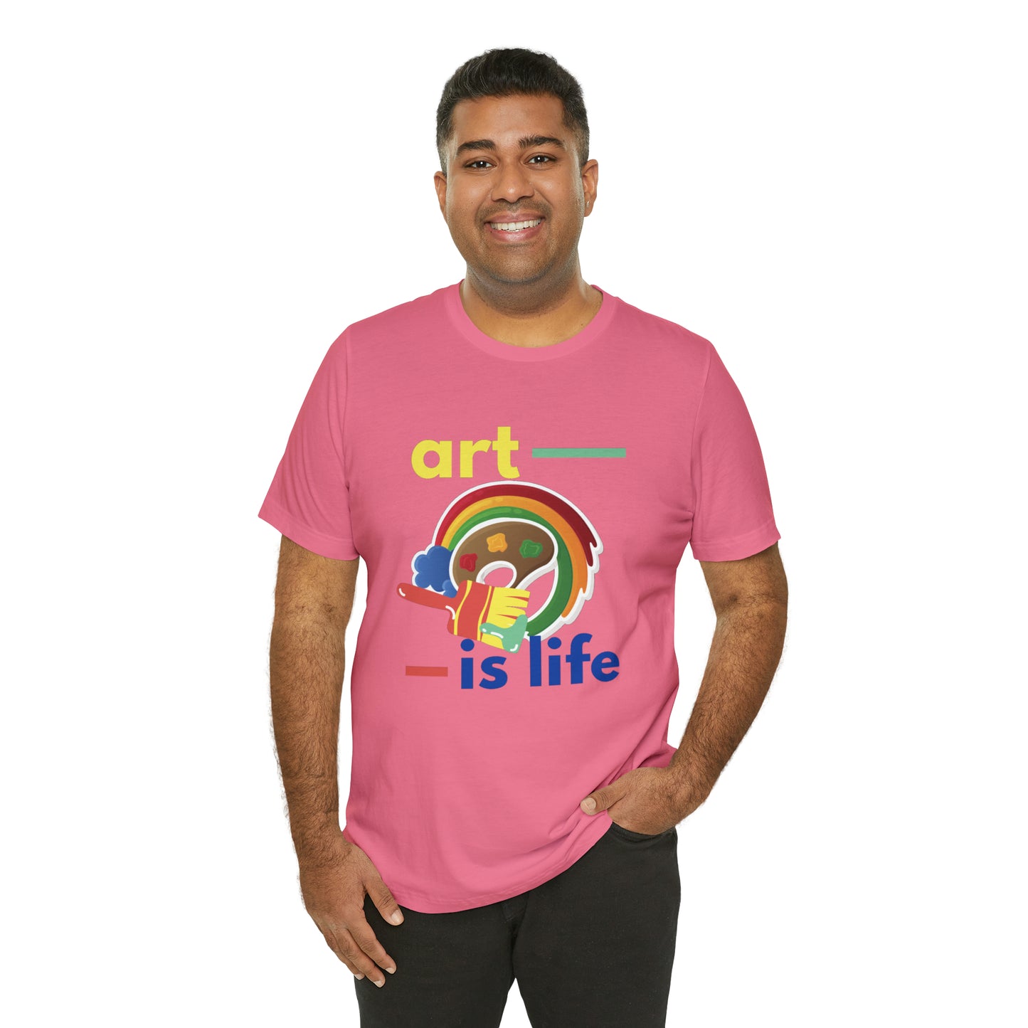 Life Is Art Unisex Jersey Short Sleeve Tee