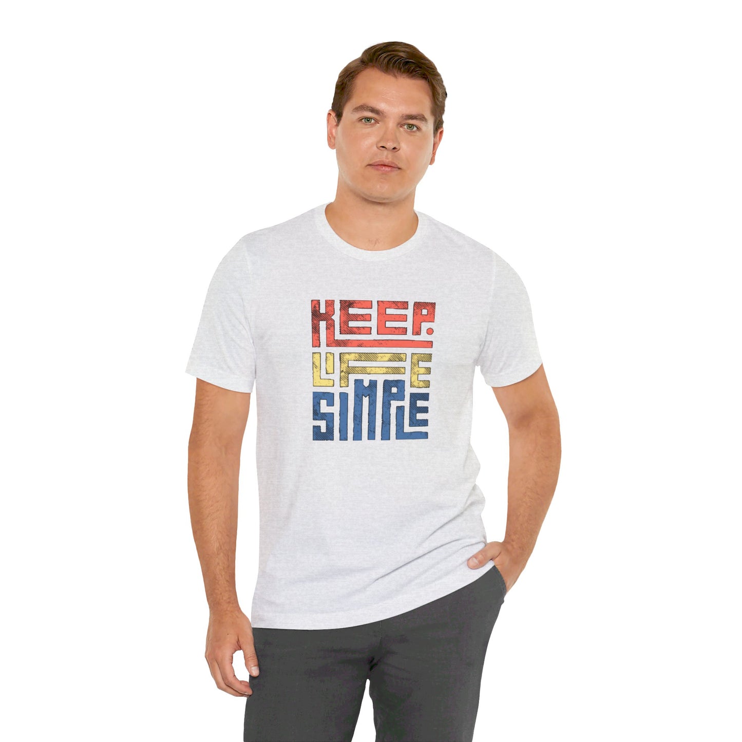 Keep Life Simple Unisex Jersey Short Sleeve Tee